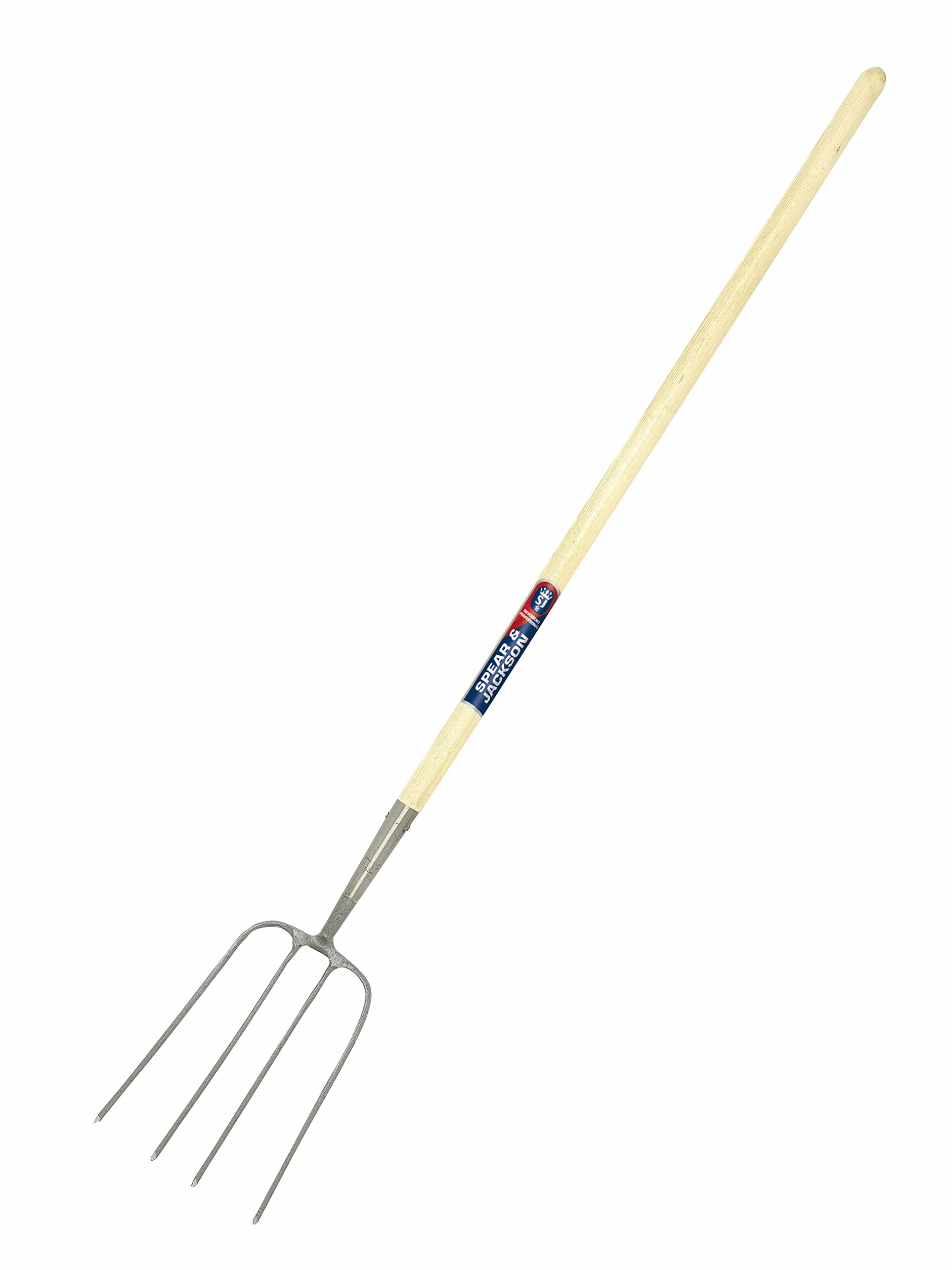 Spear & Jackson 1600HS Horca para Estiércol de Mando Largo