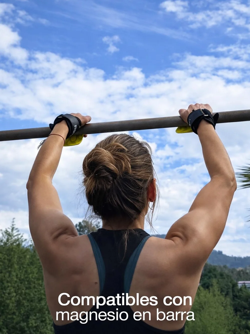 RUIDO Artemis Grips Calleras Crossfit Fibra de Carbono Agarre Antideslizante Dominadas