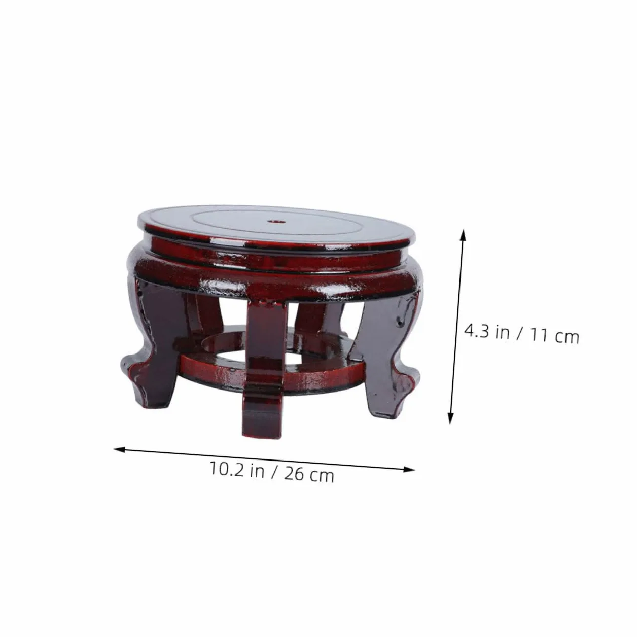 MAGICLULU Soporte para Macetas de Madera Maciza Soporte Resistente y Elevador de Macetas Base Estable en o Entradas Adecuado para Plantas Pequeñas y Peceras