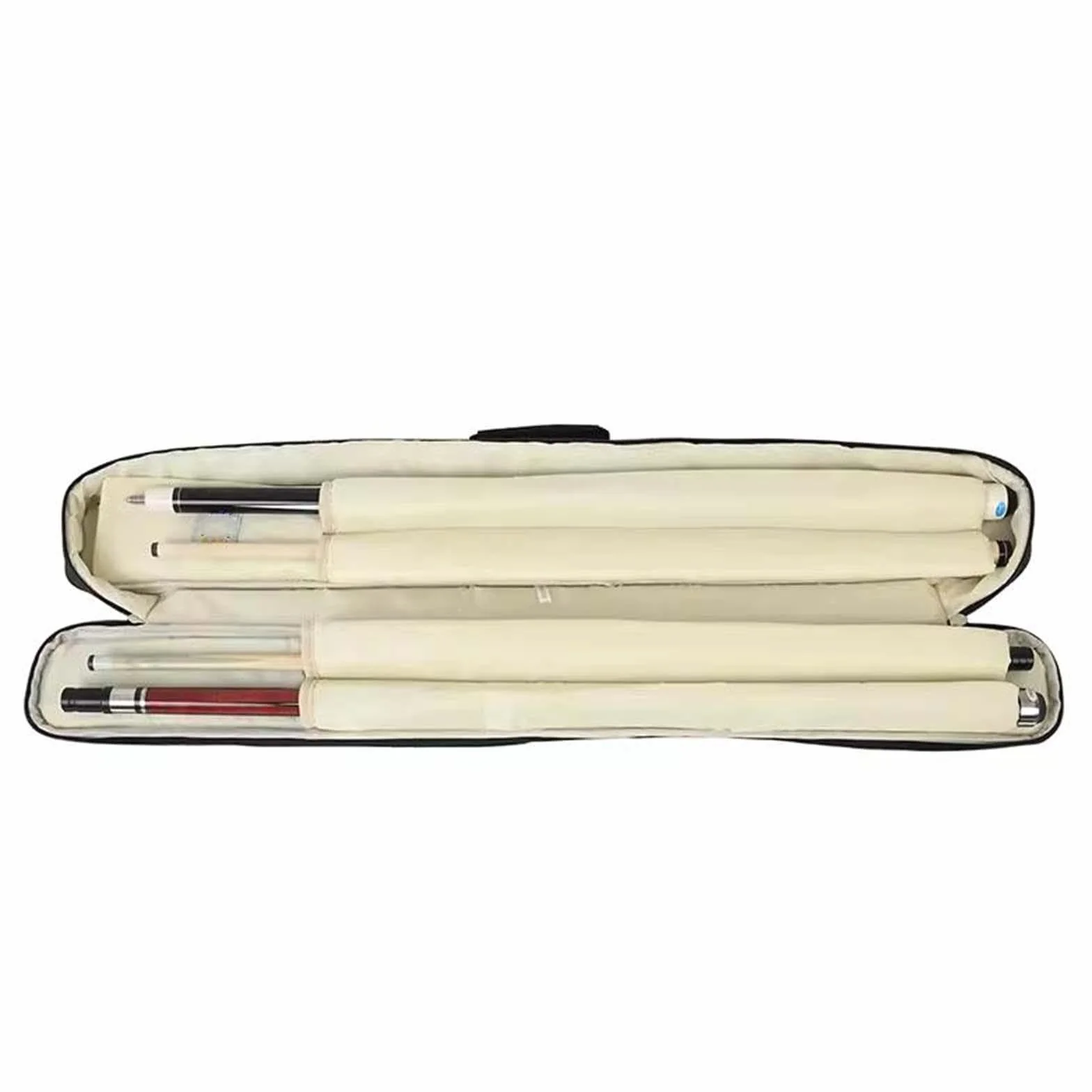 Estuche para Tacos de Billar con Cremallera, Correa Ajustable, Bolsa de Transporte