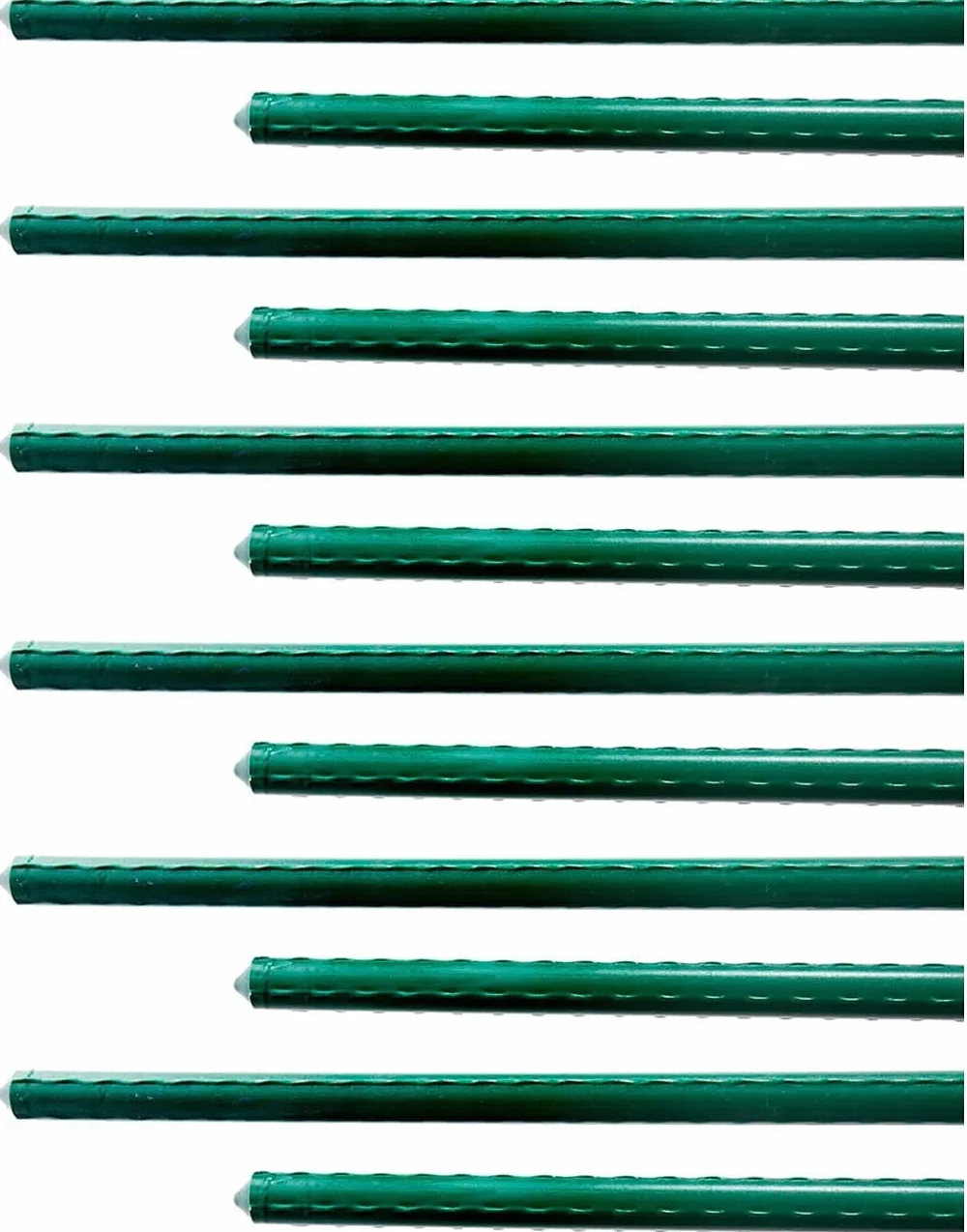 AC Tutores de Acero Plastificado para Plantas 24 uds Ø 1,6 x 180 cm