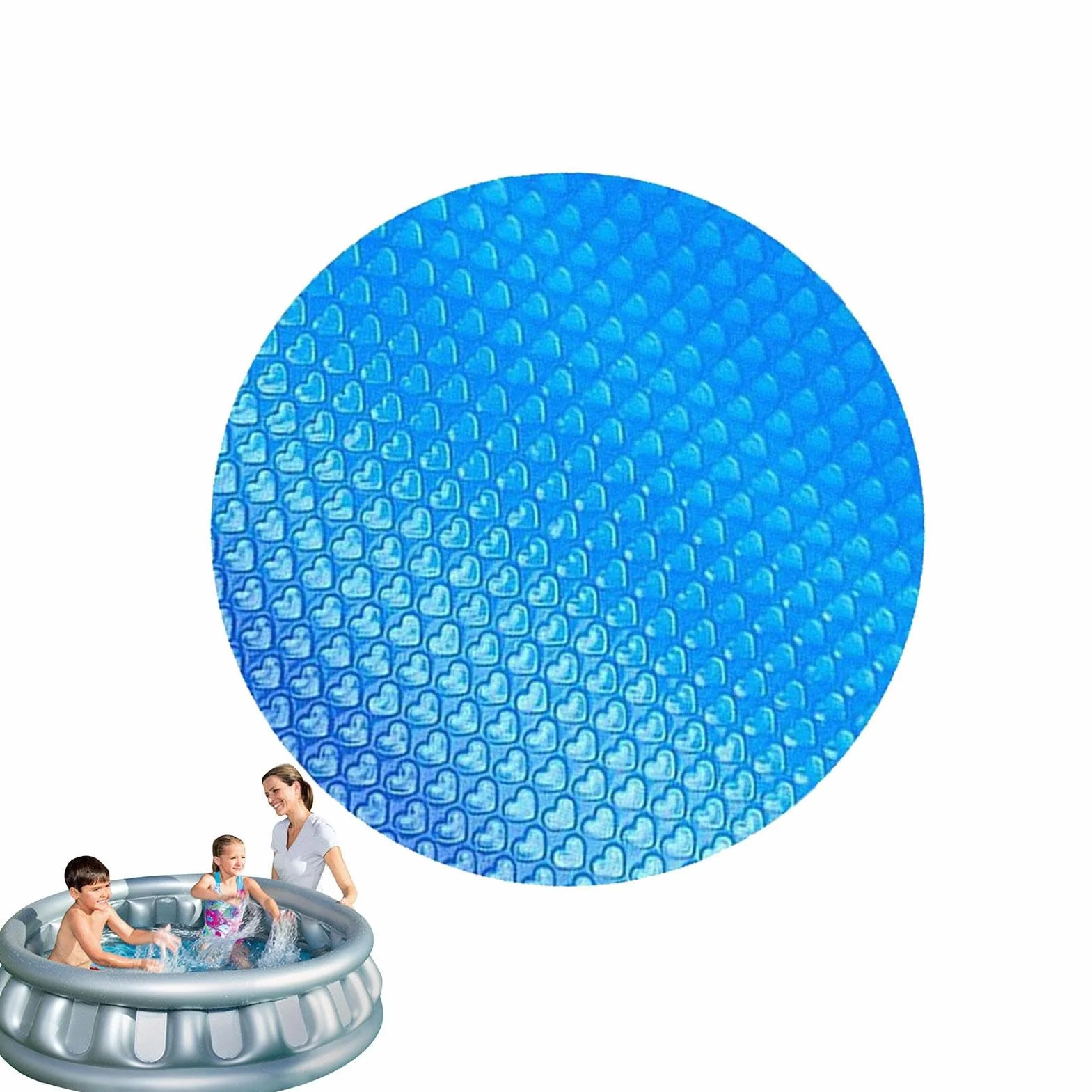 Cubierta Solar Piscina Manta Térmica 300 cm Flotante para Piscinas Enterradas