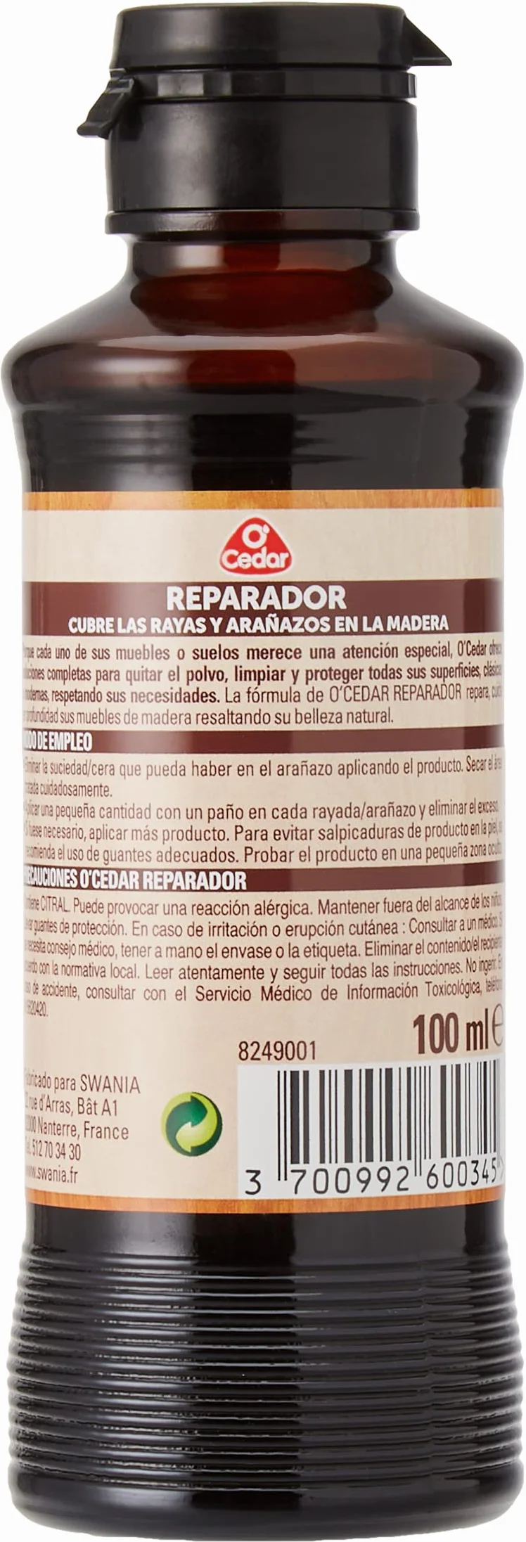 O'Cedar Liquido limpiador para muebles Reparador Normal, 100 ml