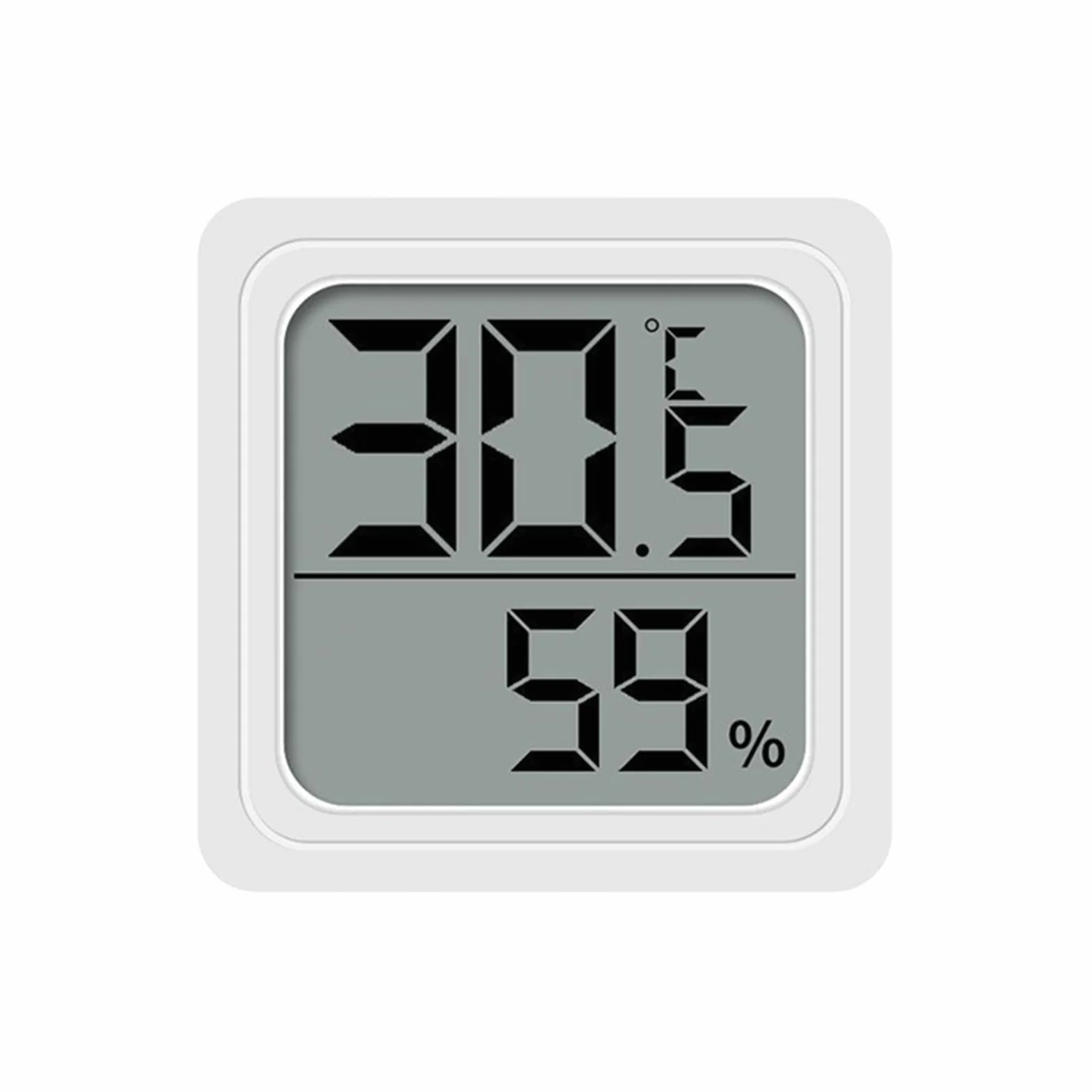 Termómetro Higrómetro De Interior Digital Portátil Medidor De Temperatura Y Humedad Pantalla LCD Celsius