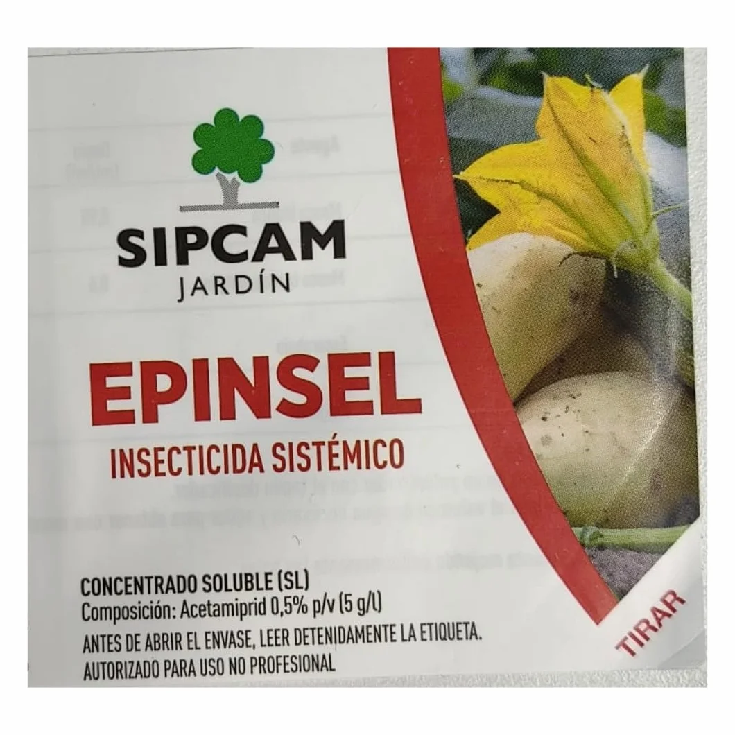 Sipcam Epinsel Insecticida Acetamiprid 0.5% 500ml Contra Pulgón Mosca Blanca Escarabajos