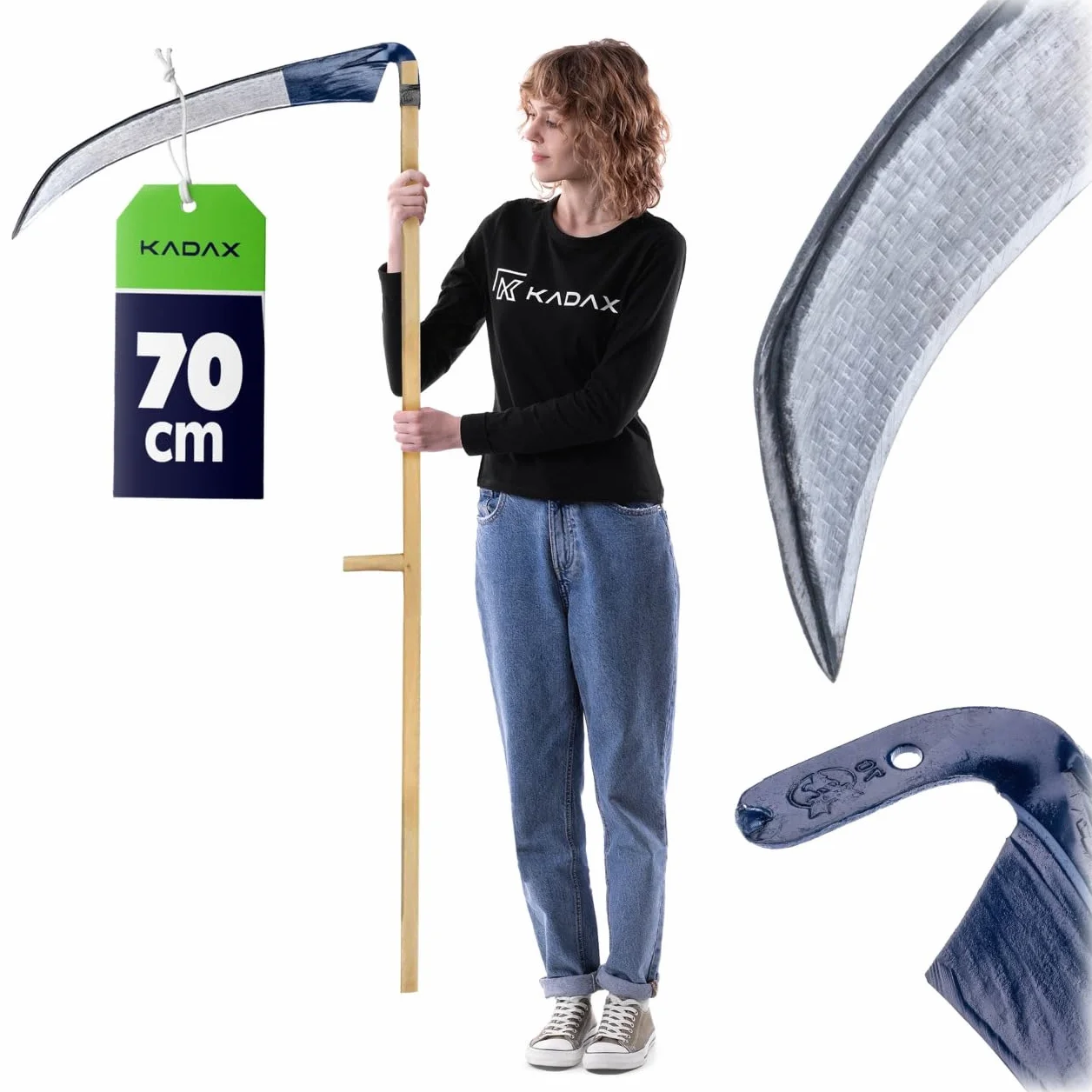 KADAX Hoz de jardín plegable 70 cm