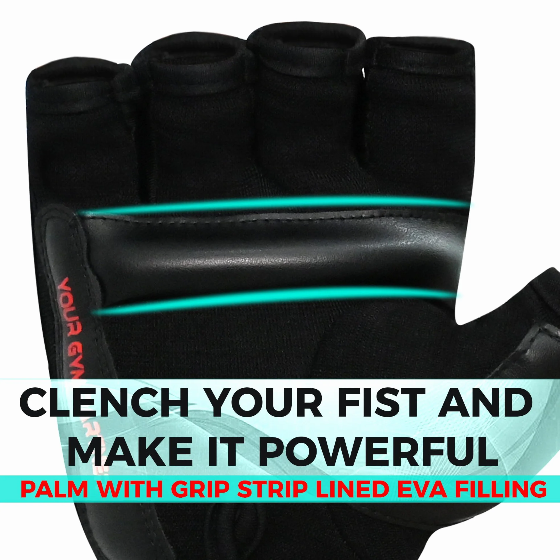 Guantes MMA de Cuero Vegano para Entrenamiento de Artes Marciales y Grappling
