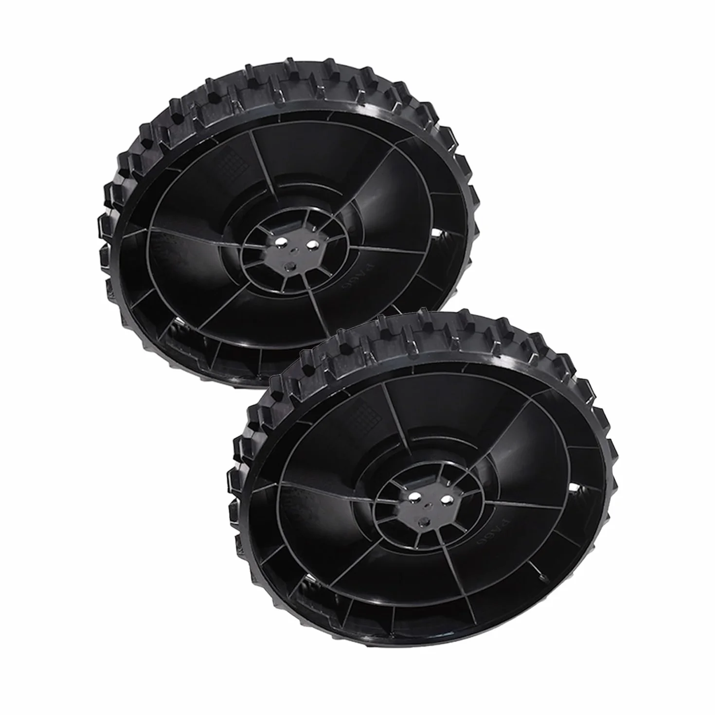 2 Ruedas para Cortadoras de Césped Ø183mm Compatible con Husqvarna Automower Cortacésped 105 305 308 574465104