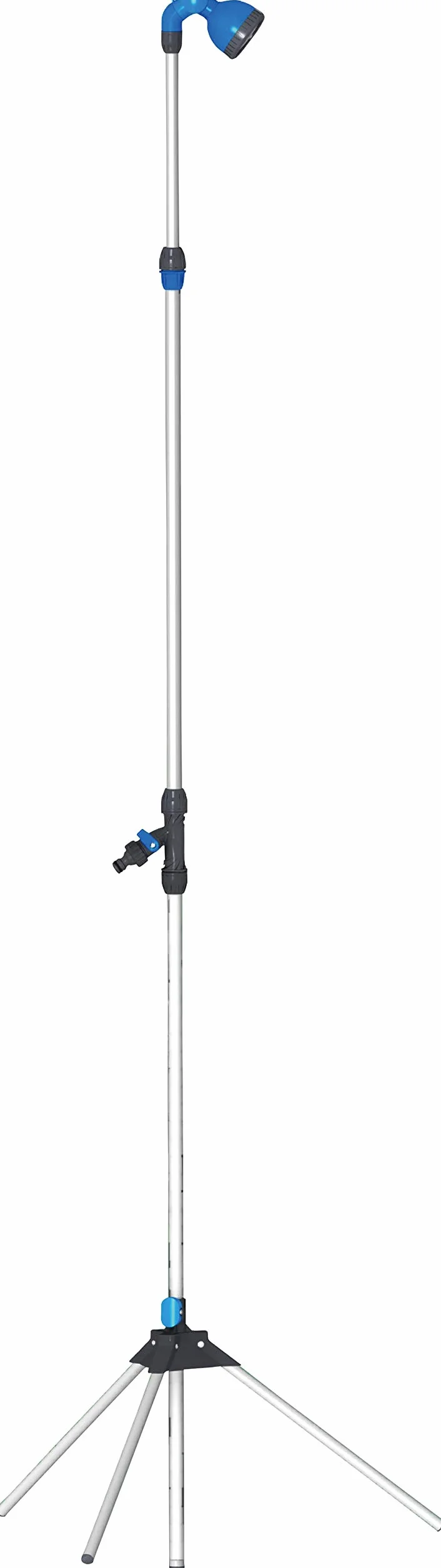 Riegolux 973809 Ducha con Trípode 3 Secciones 225 cm