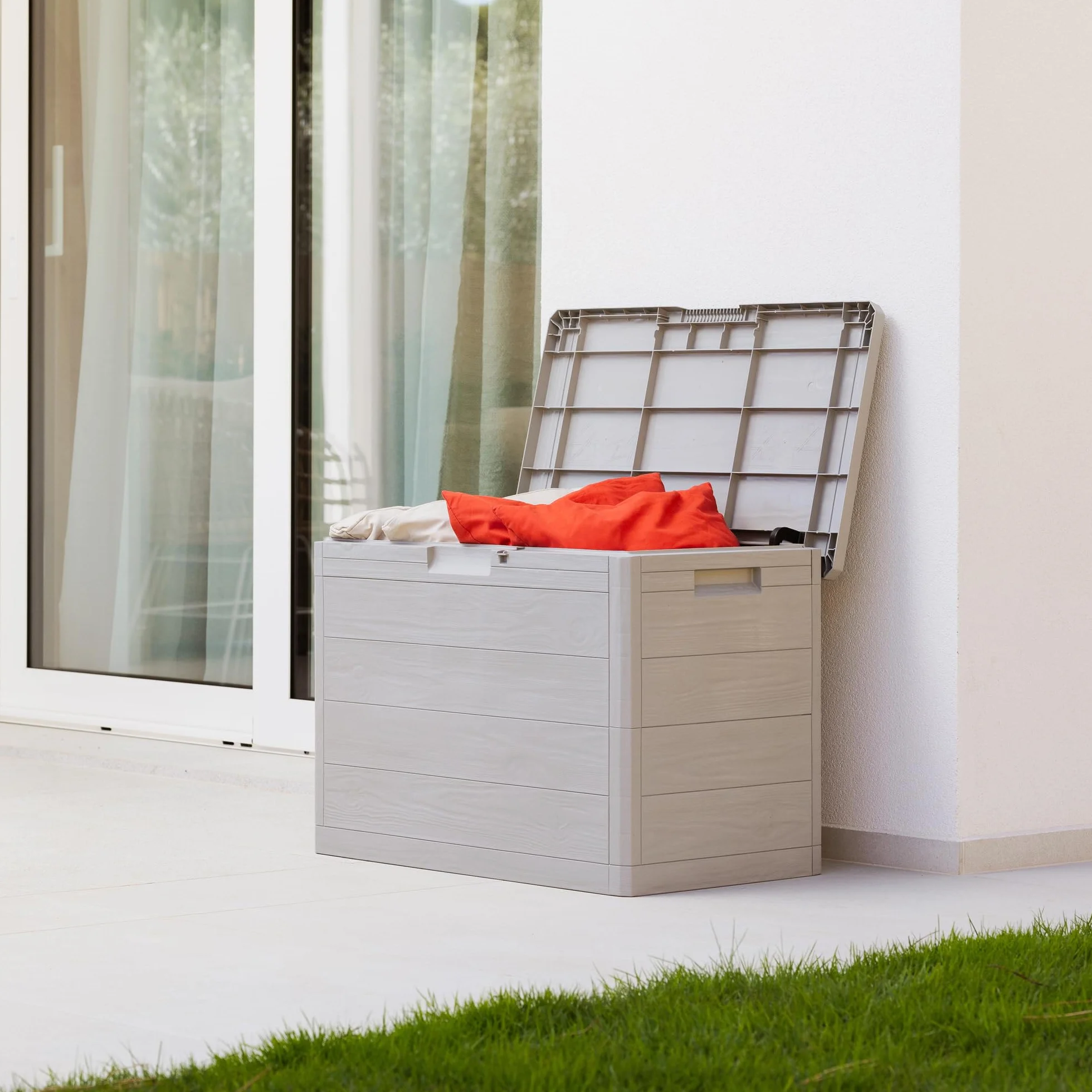 Toomax Multibox Woody's Baúl herramientas 160 L 77,5x44,5x52,7 cm plástico resistente UV gris pardo