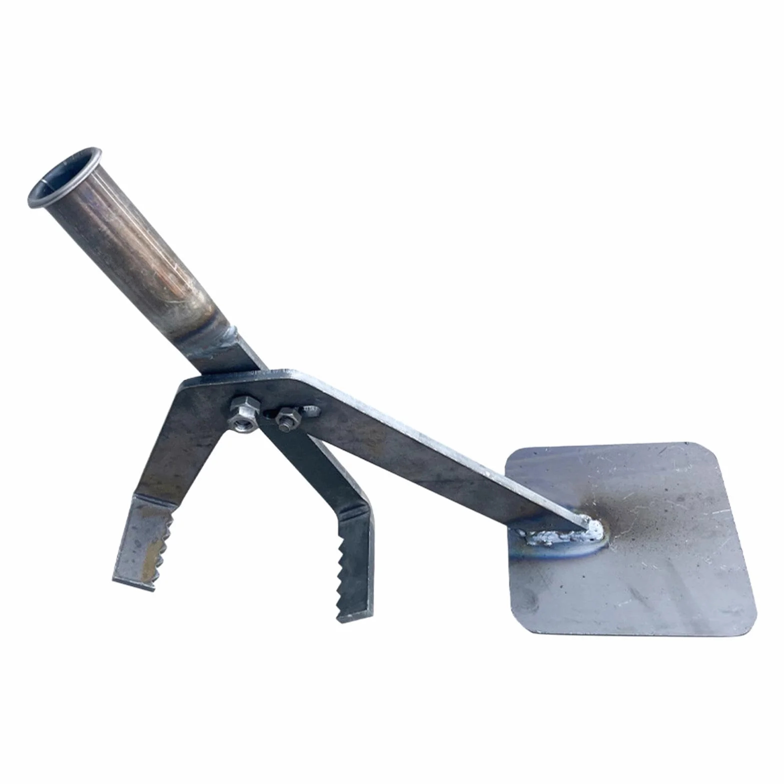 Extractor de Raíces Arrancador Manual Resistente para Postes Madera Jardín Exterior