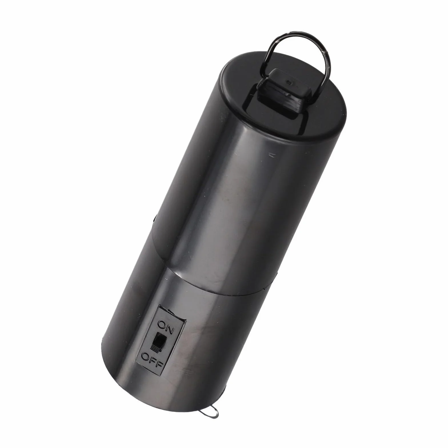 Motor giratorio colgante para campanilla de viento, velocidad media, alimentado por pilas, plástico resistente, negro