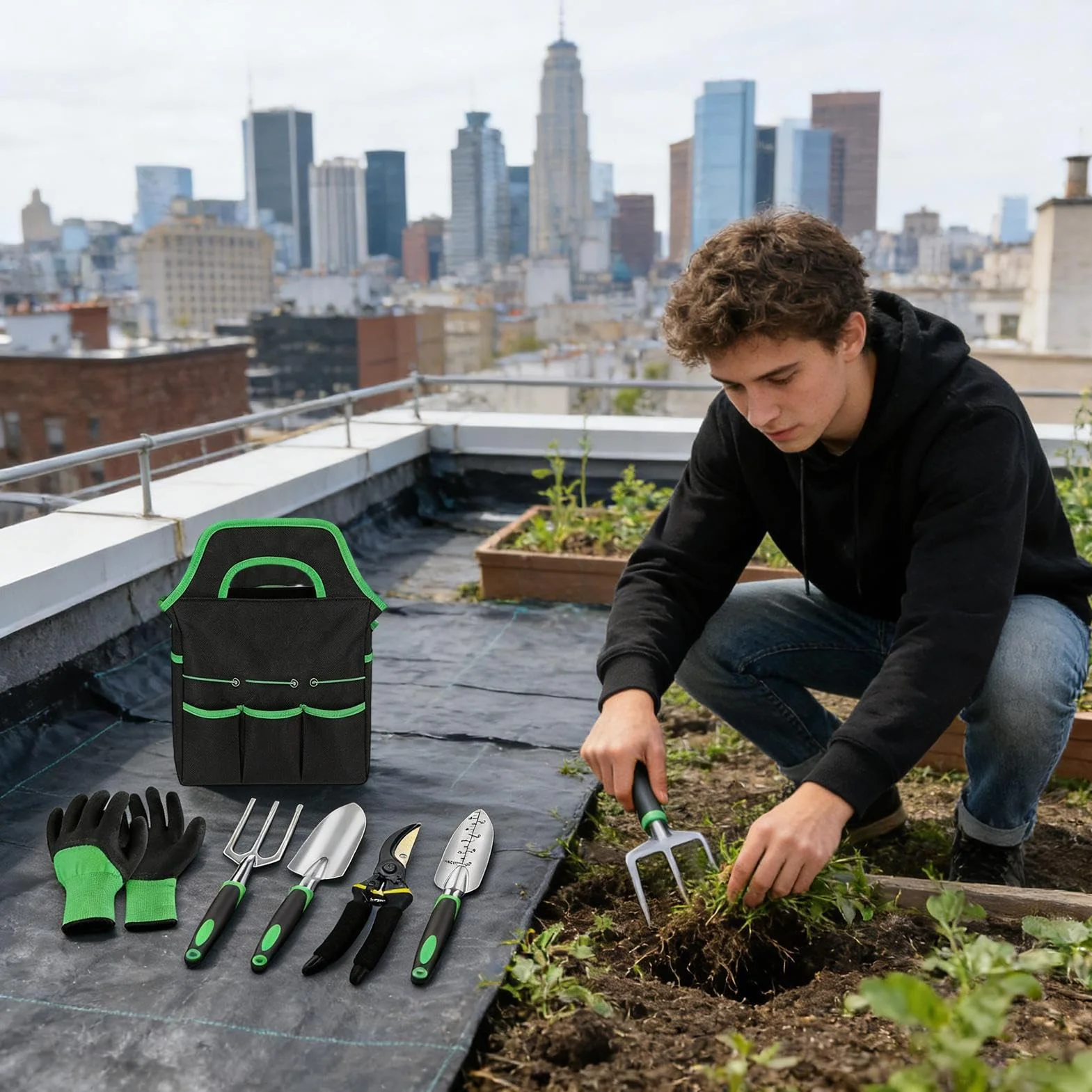 Herramientas De Jardinería Suministros De Plantas De Acero Inoxidable | Kit de Herramientas Manuales Jardín Floral Para Soltar Tierra Trasplantar Podar Amateur