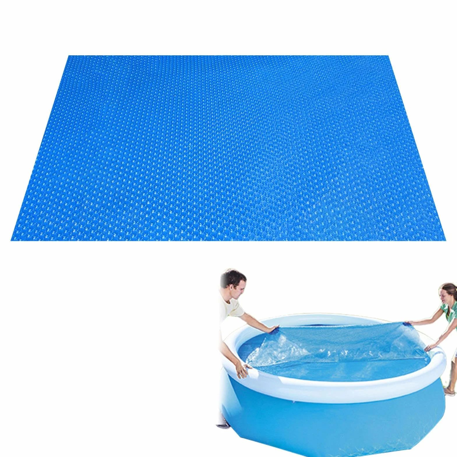 Cubierta Solar Piscina Rectangular 220x150cm Impermeable Antipolvo