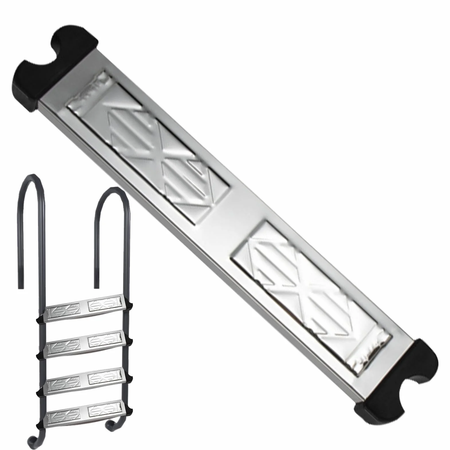 Escalera De Reemplazo De Acero Inoxidable Para Piscina