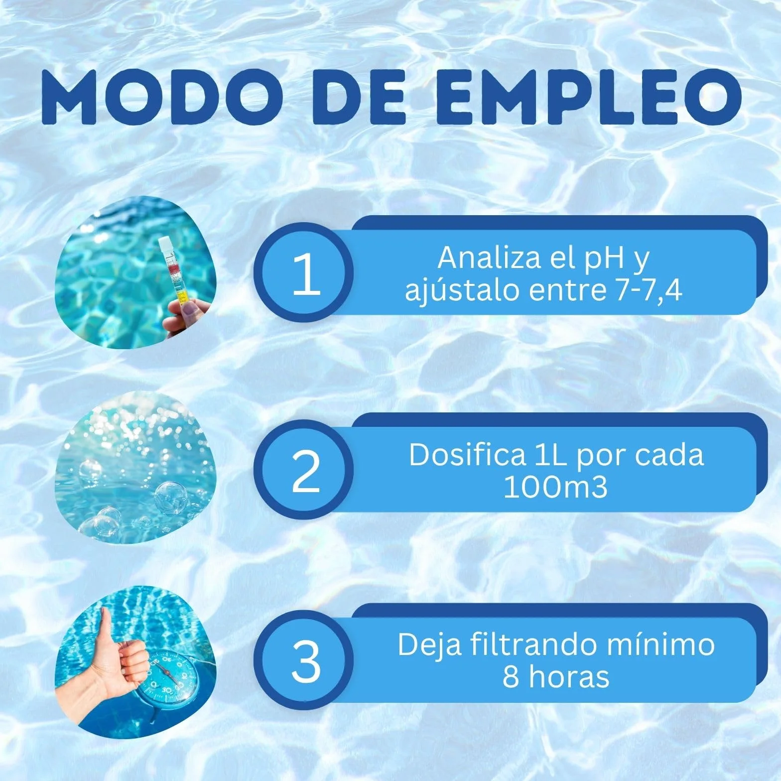 PLANTAWA Floculante Piscina Líquido 5L | Clarificador Agua Turbia