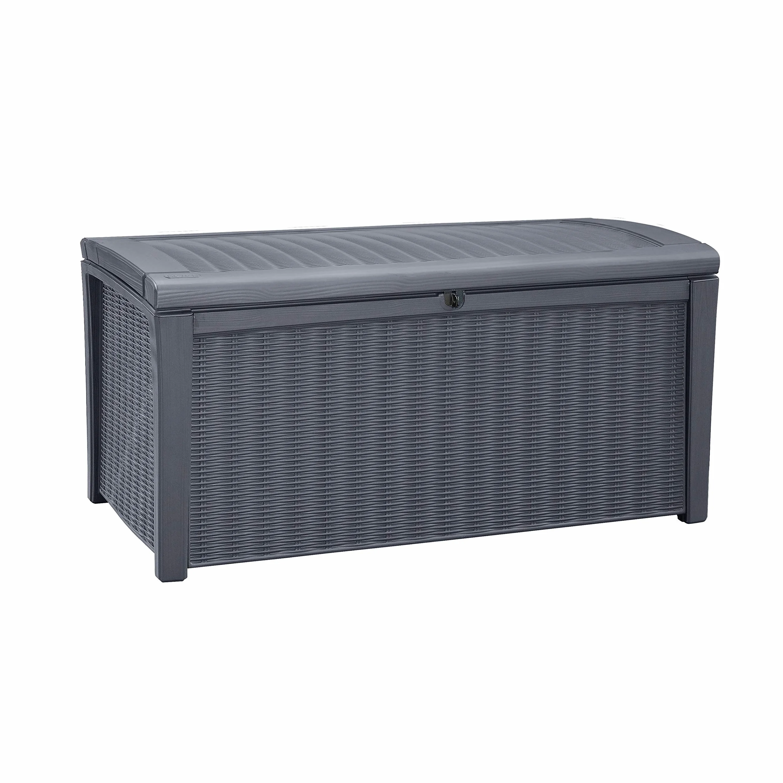 Keter Borneo Arcon exterior Baul almacenaje 416 l Resina Grafito 70 x 130 x 63 cm