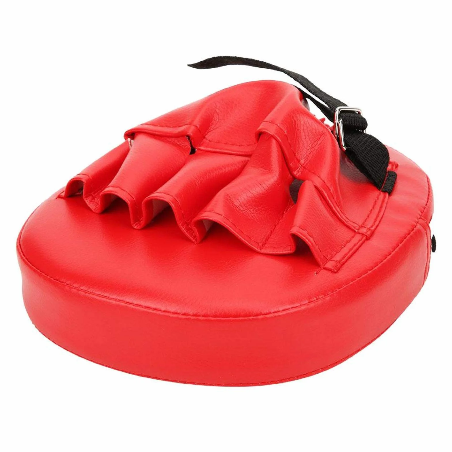Guante de Boxeo Almohadilla de Mano Focus Punch Pad Kick Palm Pad Entrenamiento Sanda Taekwondo Rojo