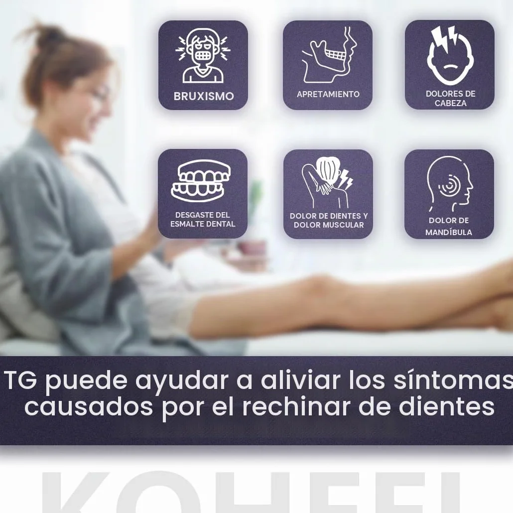 KOHEEL TG Férula Dental para Bruxismo, Protector Dental Nocturno (5 Unidades)