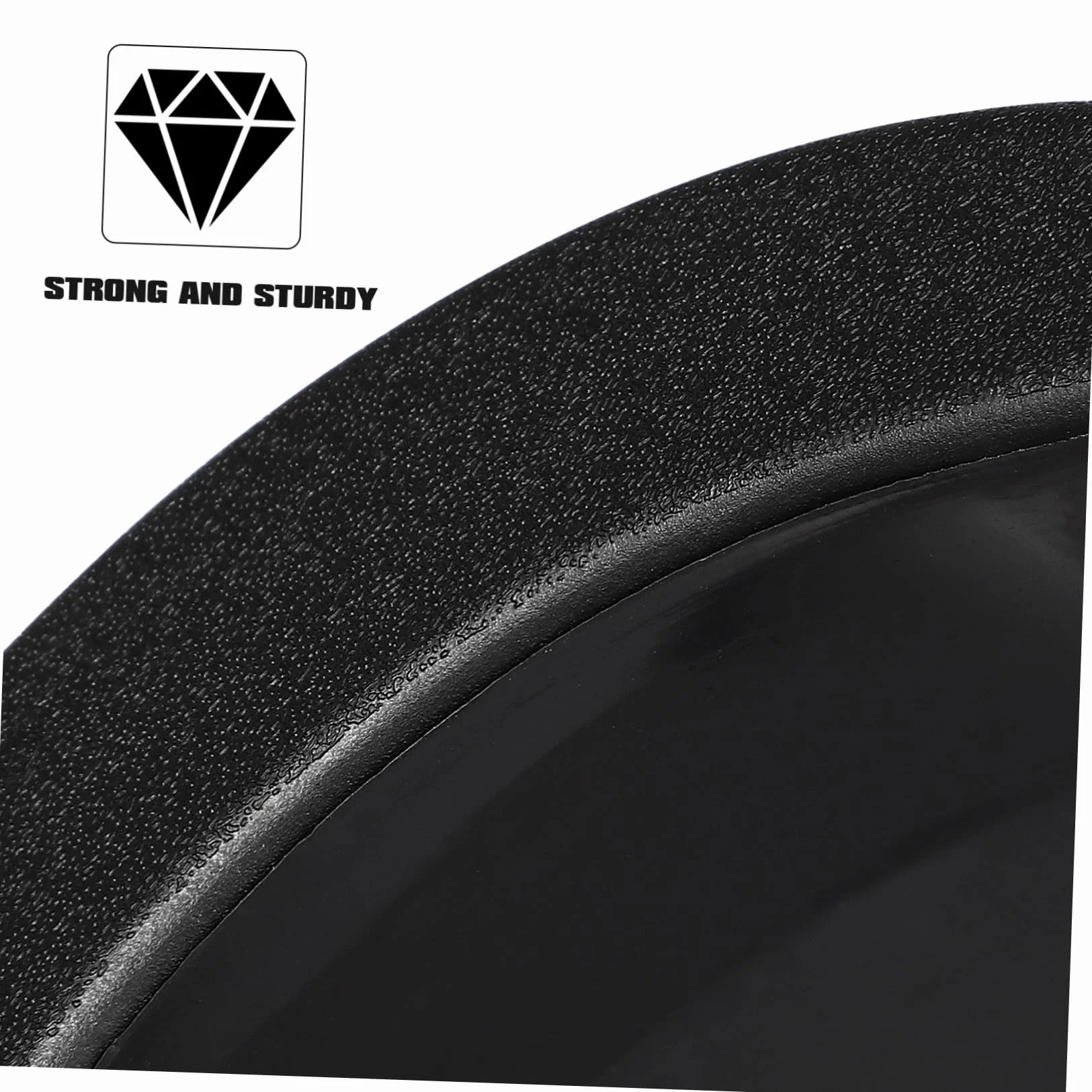 TOYANDONA Forros de Bolsillo para Mesa de Billar de Plástico Duradero Negro Esquineros y Laterales Accesorios