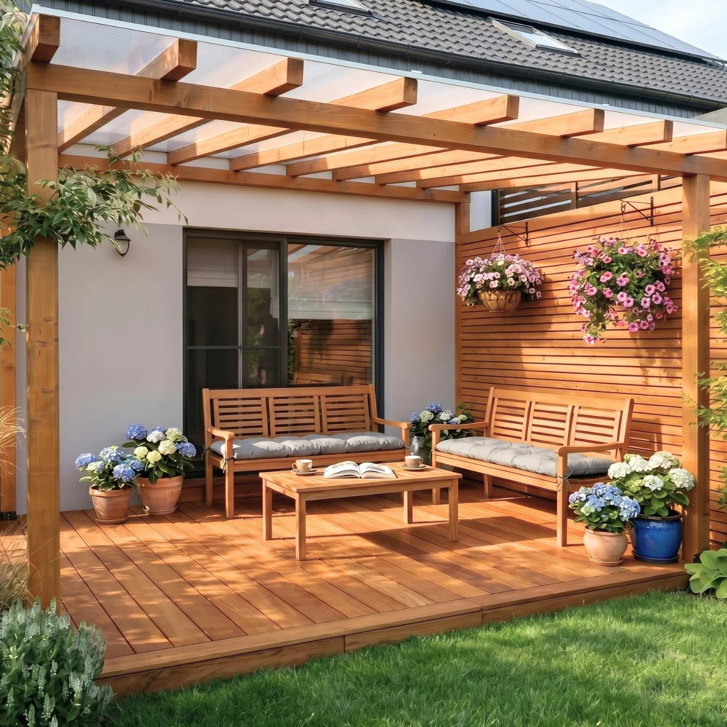 4L Textil Cojín para Banco Exterior – Cojines Banco Exterior Jardín, Cojín Banco Jardín Exterior para Terraza, Balcón y Acolchado para Columpio de Jardín(100x50x50 cm, Grafito)