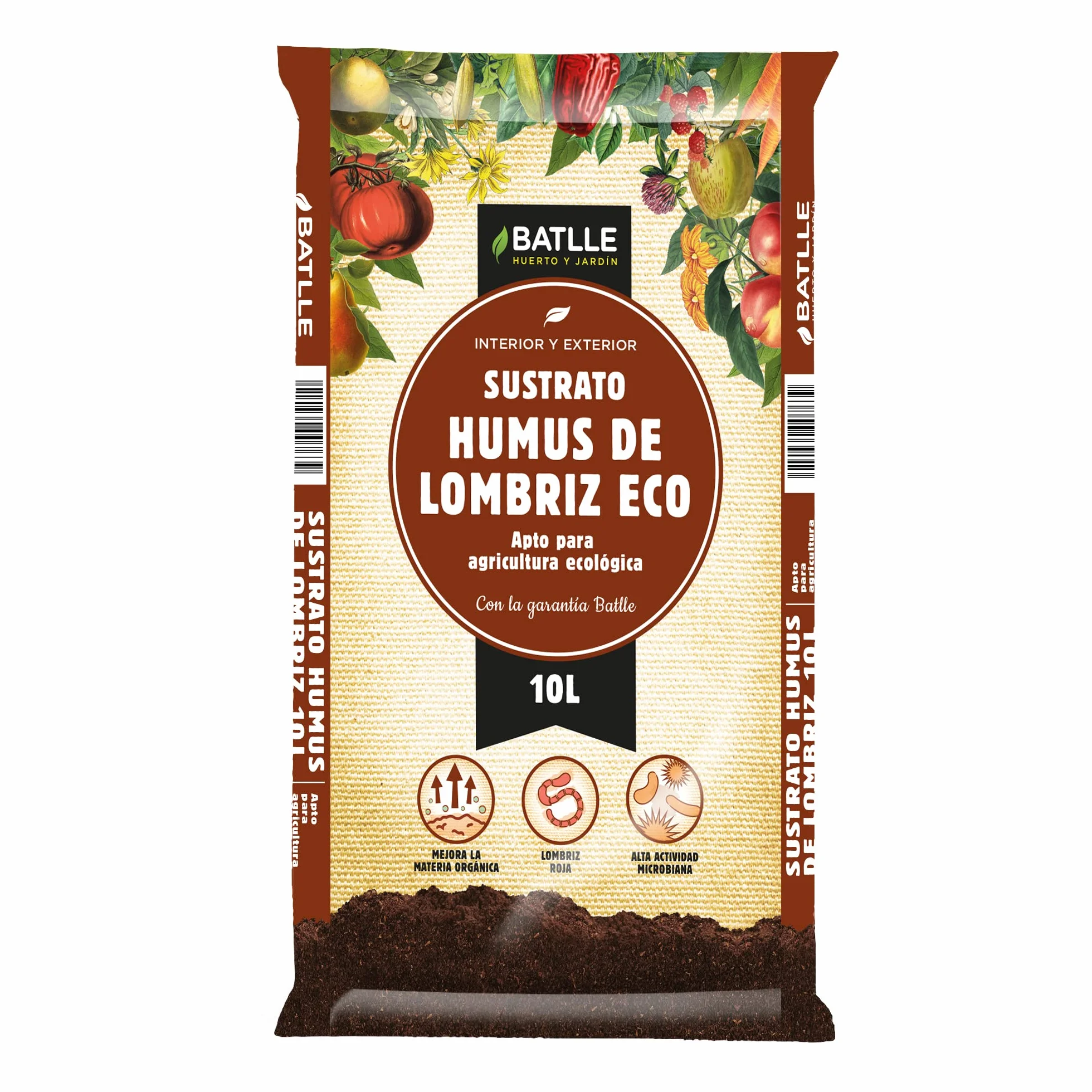 Semillas Batlle Sustrato Humus de Lombriz 10l