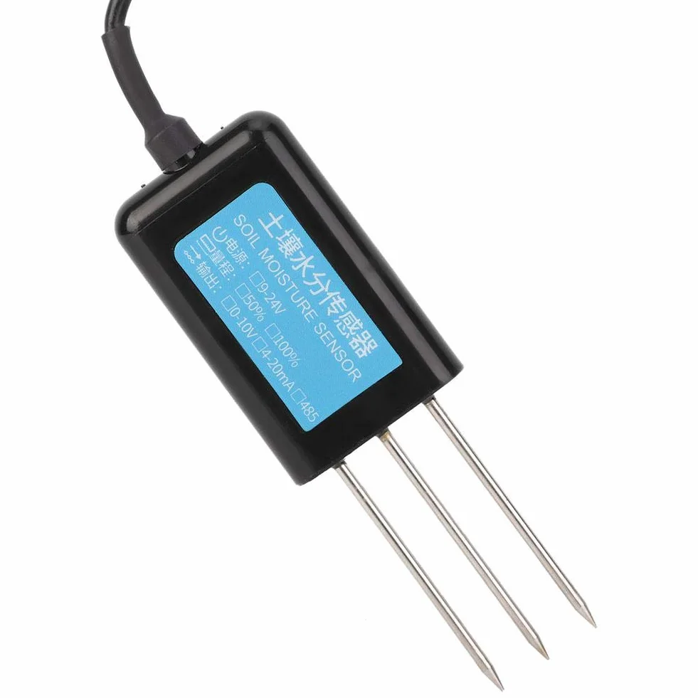 Sensor de Humedad del Suelo 0-10V Impermeable Invernadero Medidor Probador Riego