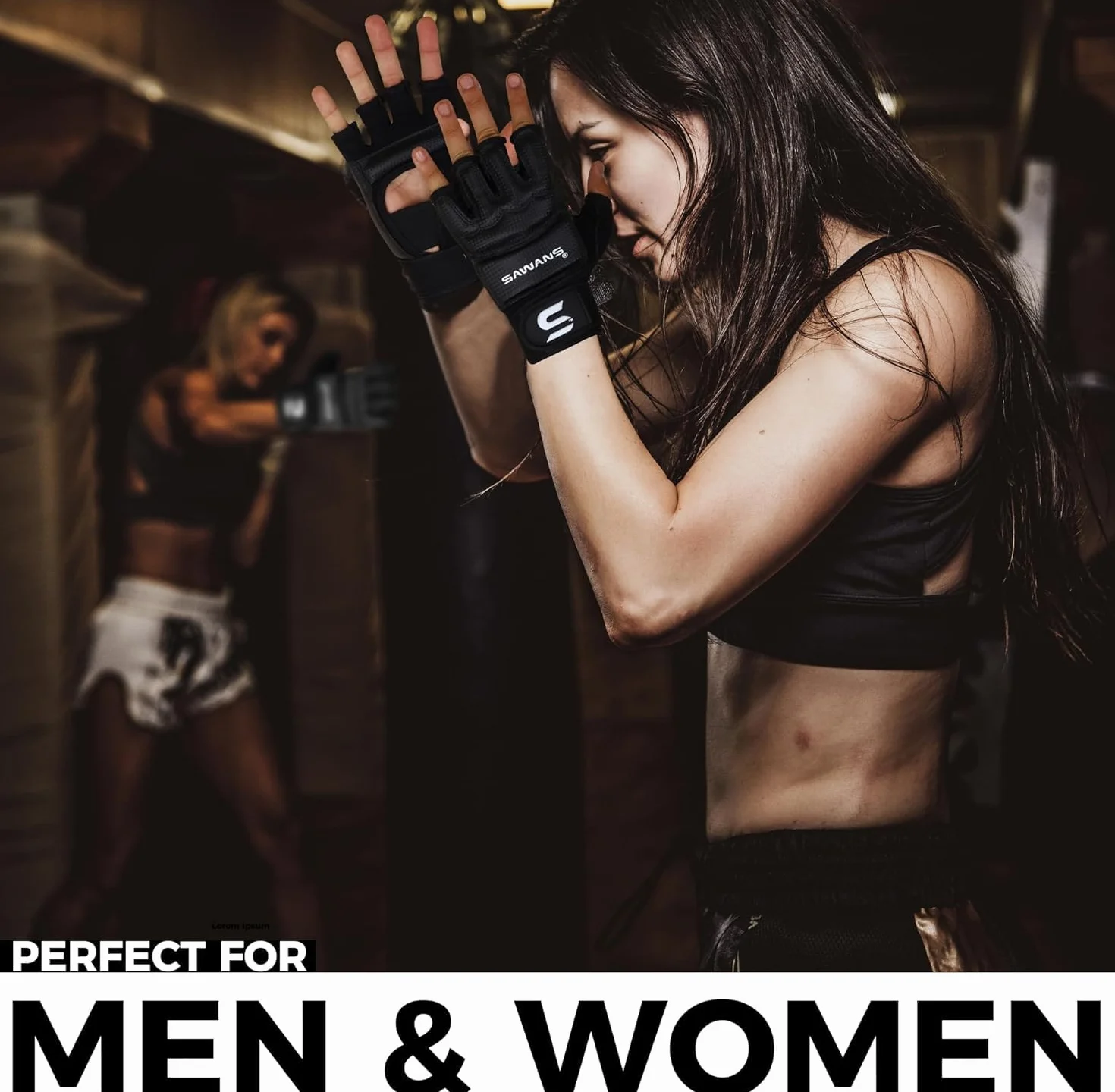 SAWANS Guantes de Boxeo Hombres Mujeres Kickboxing Sparring Artes Marciales Muay Thai