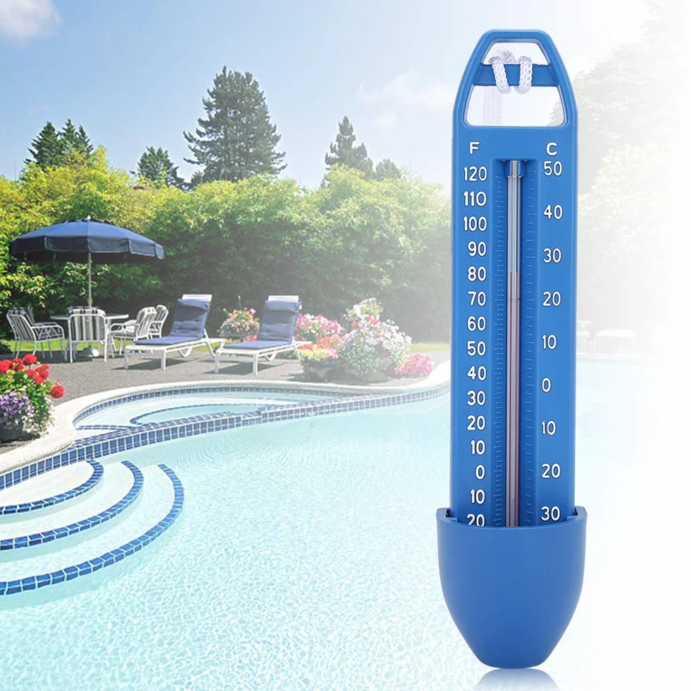 Termómetro Flotante para Piscina 2 Unidades Fácil de Leer Pantalla de Temperatura