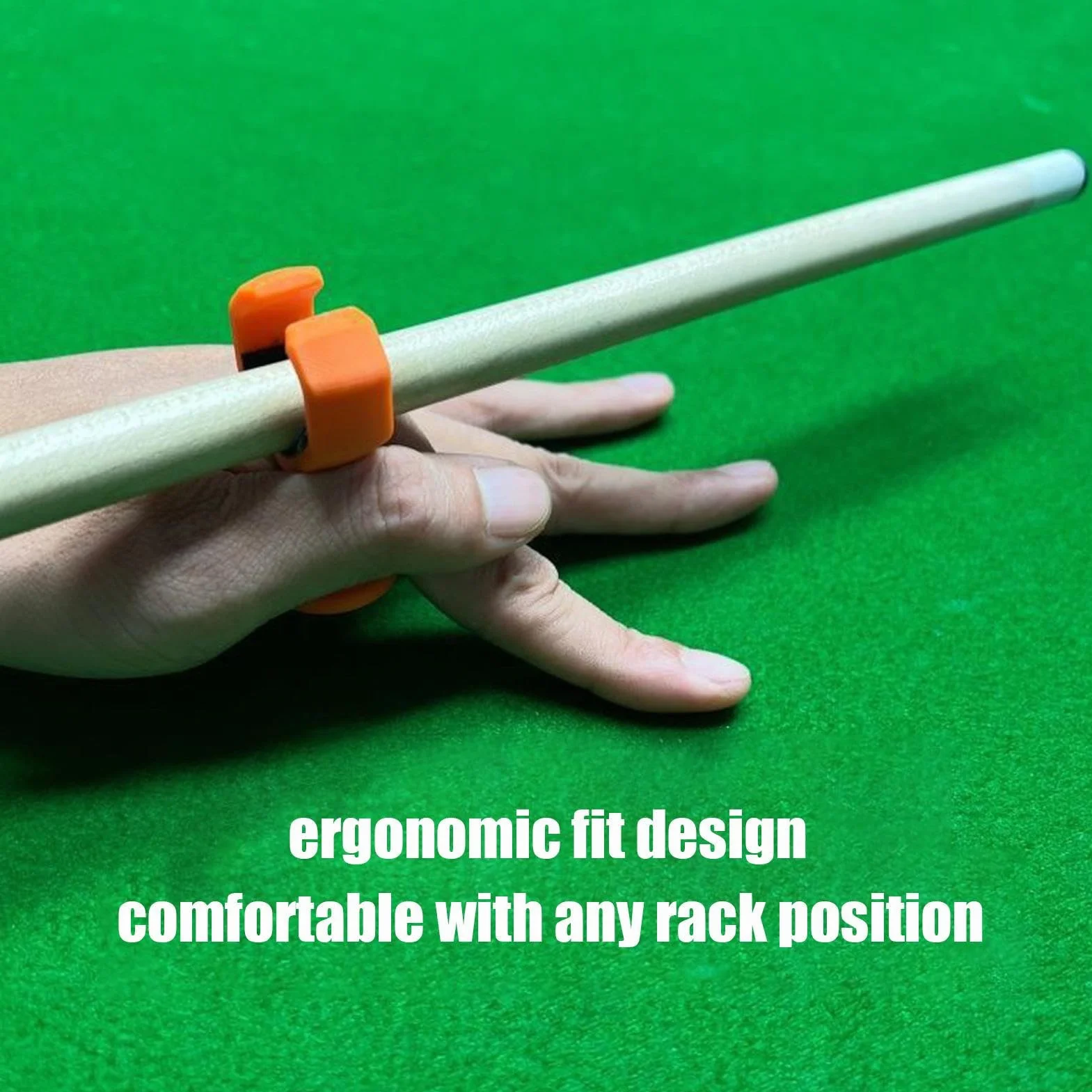 Billiard Cue Hand Rest Ergonomic Pool Bridge Tool Universal for Large Small Tips Home Sports Training Competition