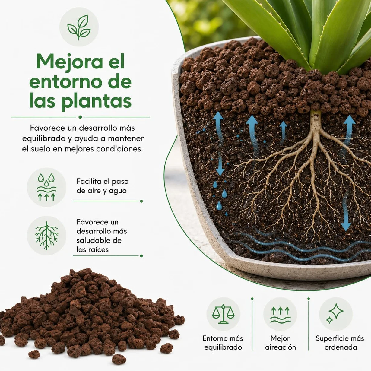 Piedras Volcánicas Naturales 10/25 cm 7 kg 8 L para Jardinería y Decoración
