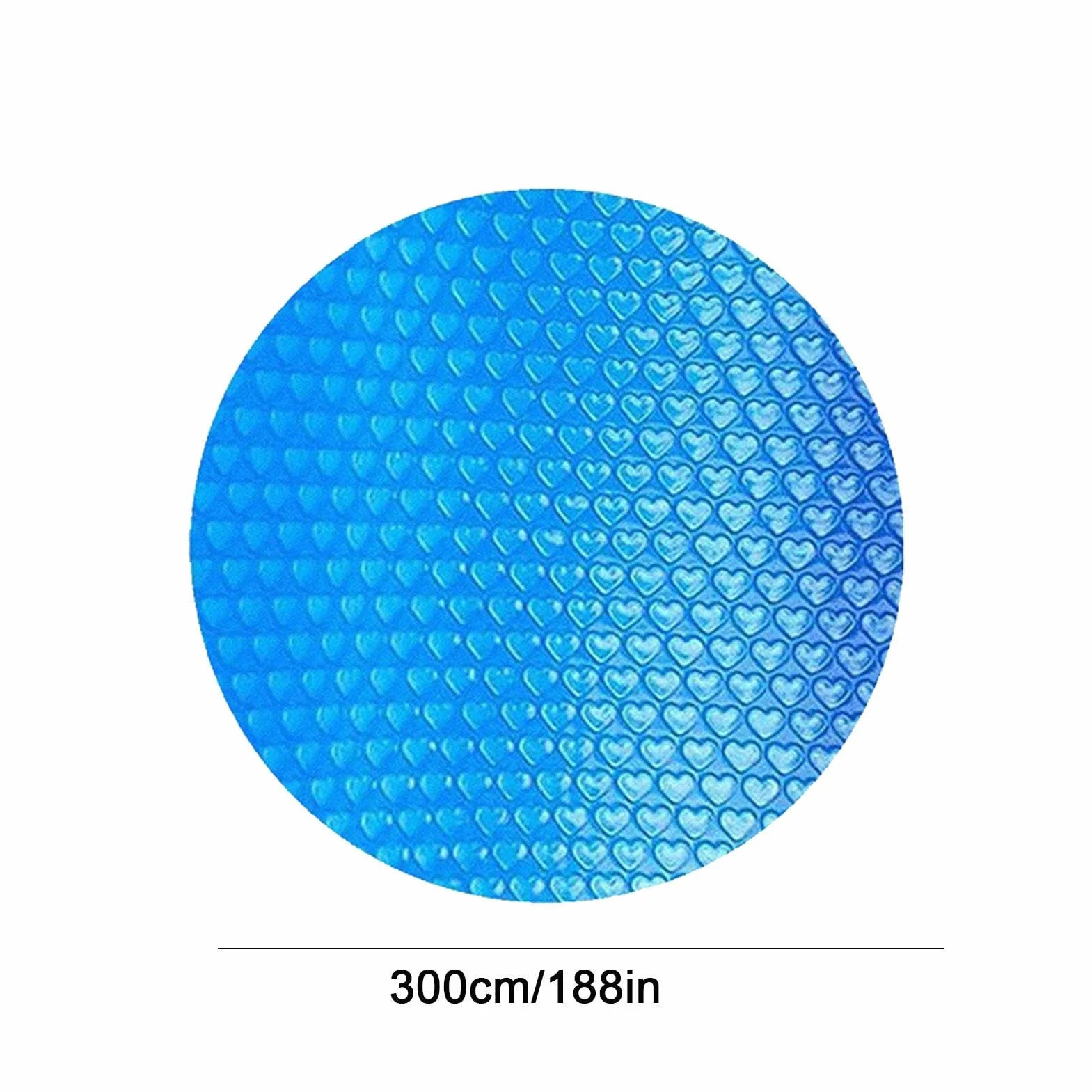 Cubierta Solar Piscina Manta Térmica 300 cm Flotante para Piscinas Enterradas