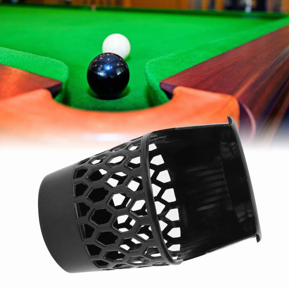 Alomejor 6PCS Bolsillos de Billar Cestas Redes para Mesa de Billar Tamaño Estándar