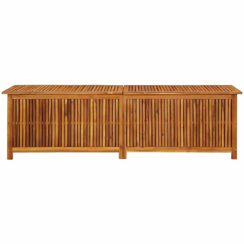 vidaXL Caja de Almacenaje de Jardín 200x50x58 cm Madera Maciza Acacia
