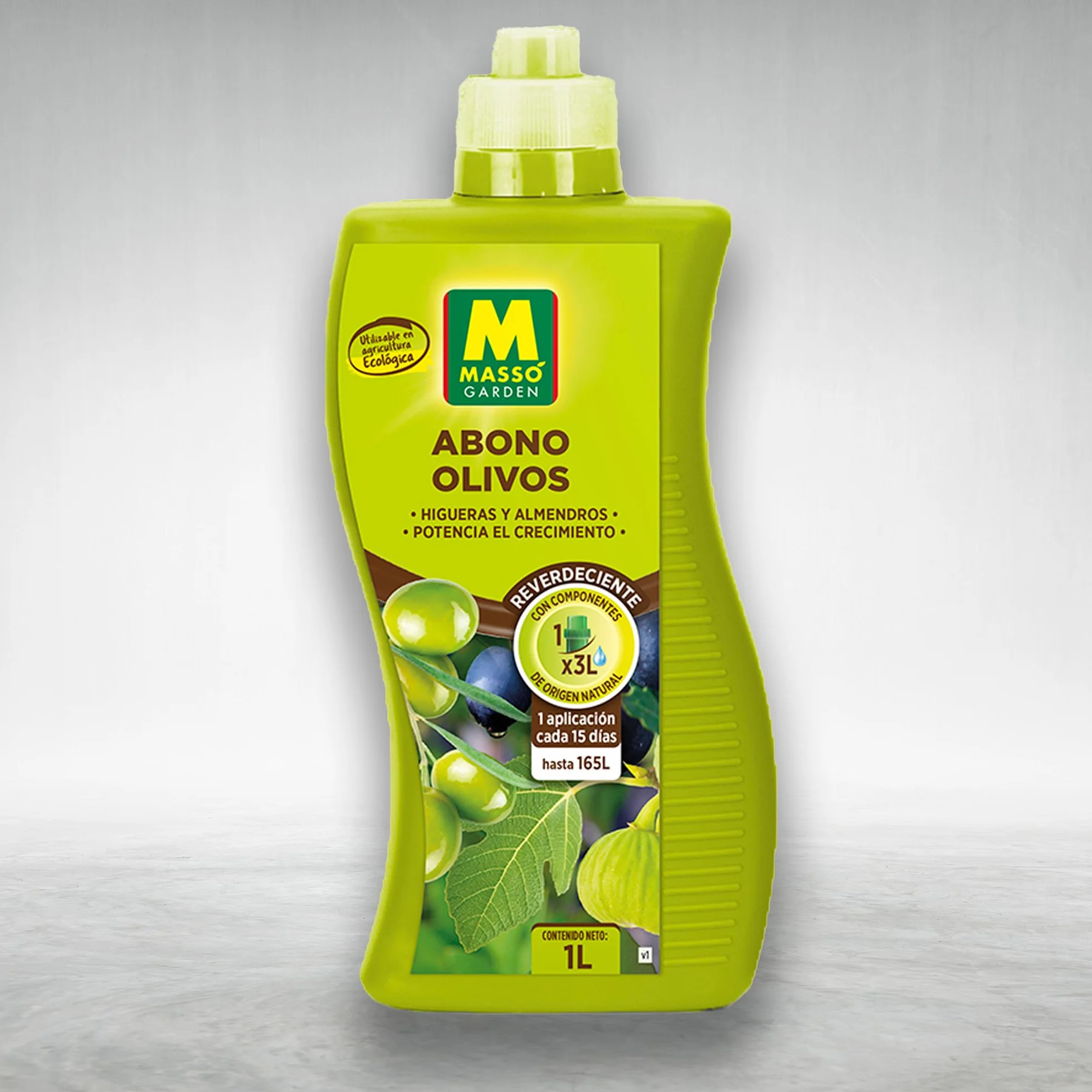 Abono Ecológico para Olivos, Almendros e Higueras 1 Litro | Alto contenido en Humus | Floración, Mejora del Fruto