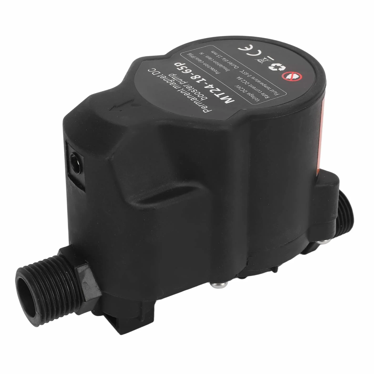 Bomba de Aumento de Presión de Agua, Acrilonitrilo butadieno estireno, 65Pa DC24V para la Cocina y la Ducha (Enchufe de la UE)