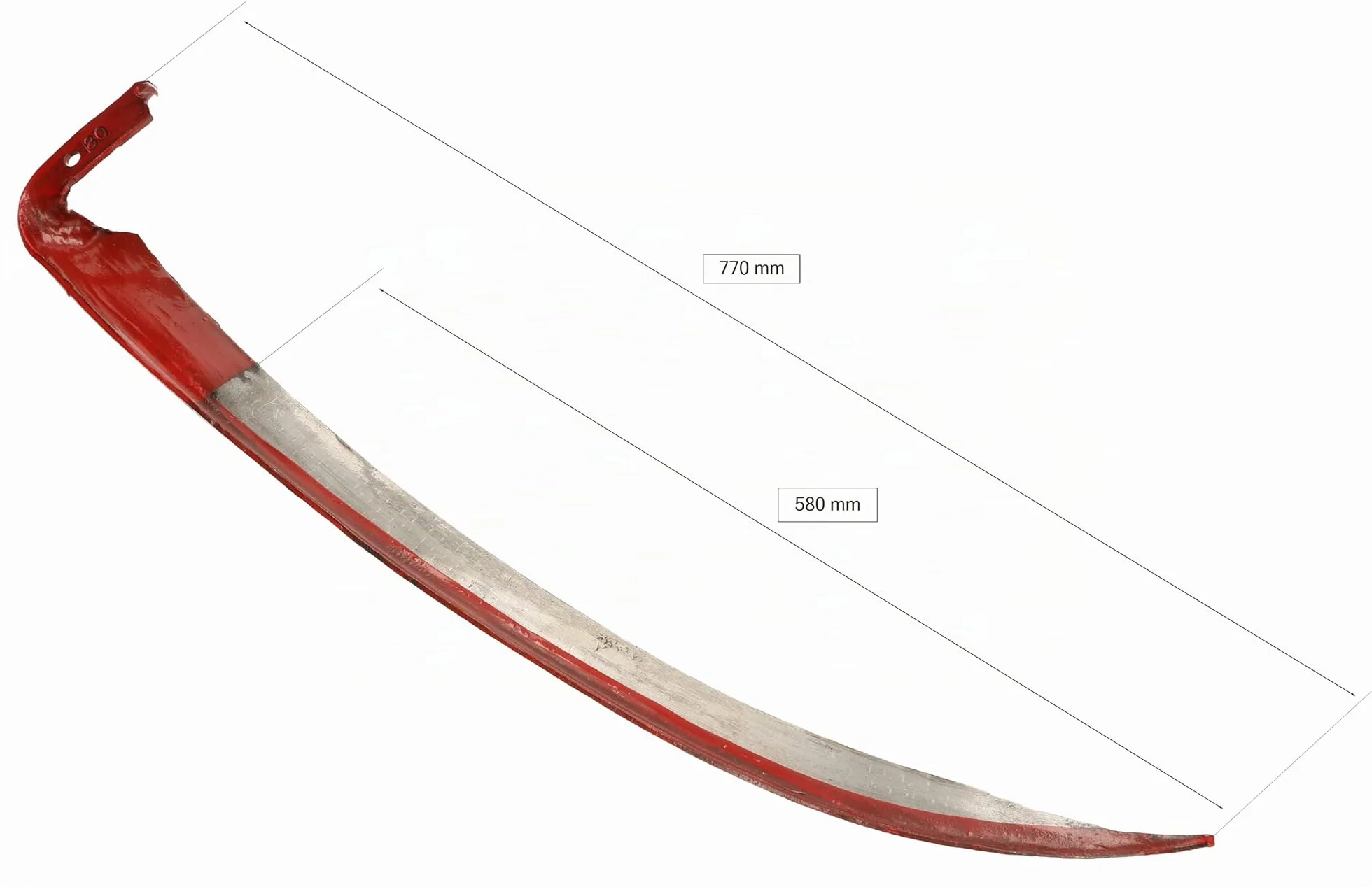 KOTARBAU Guadaña de Acero 80 cm, Dalle para Cortar Hierba
