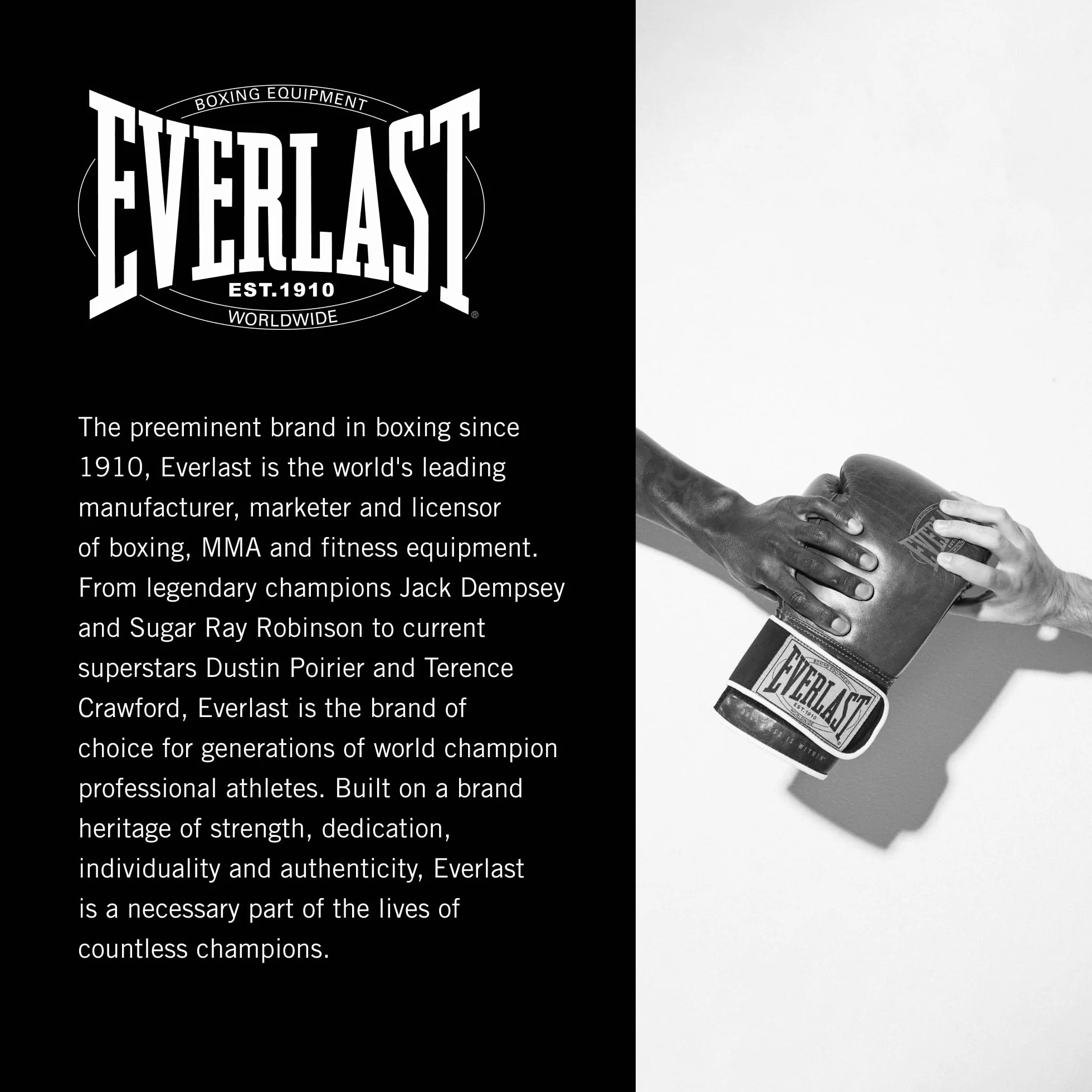 Everlast Guantes de Boxeo 1910 para Hombres y Mujeres Entrenamiento Bolsa Pesada