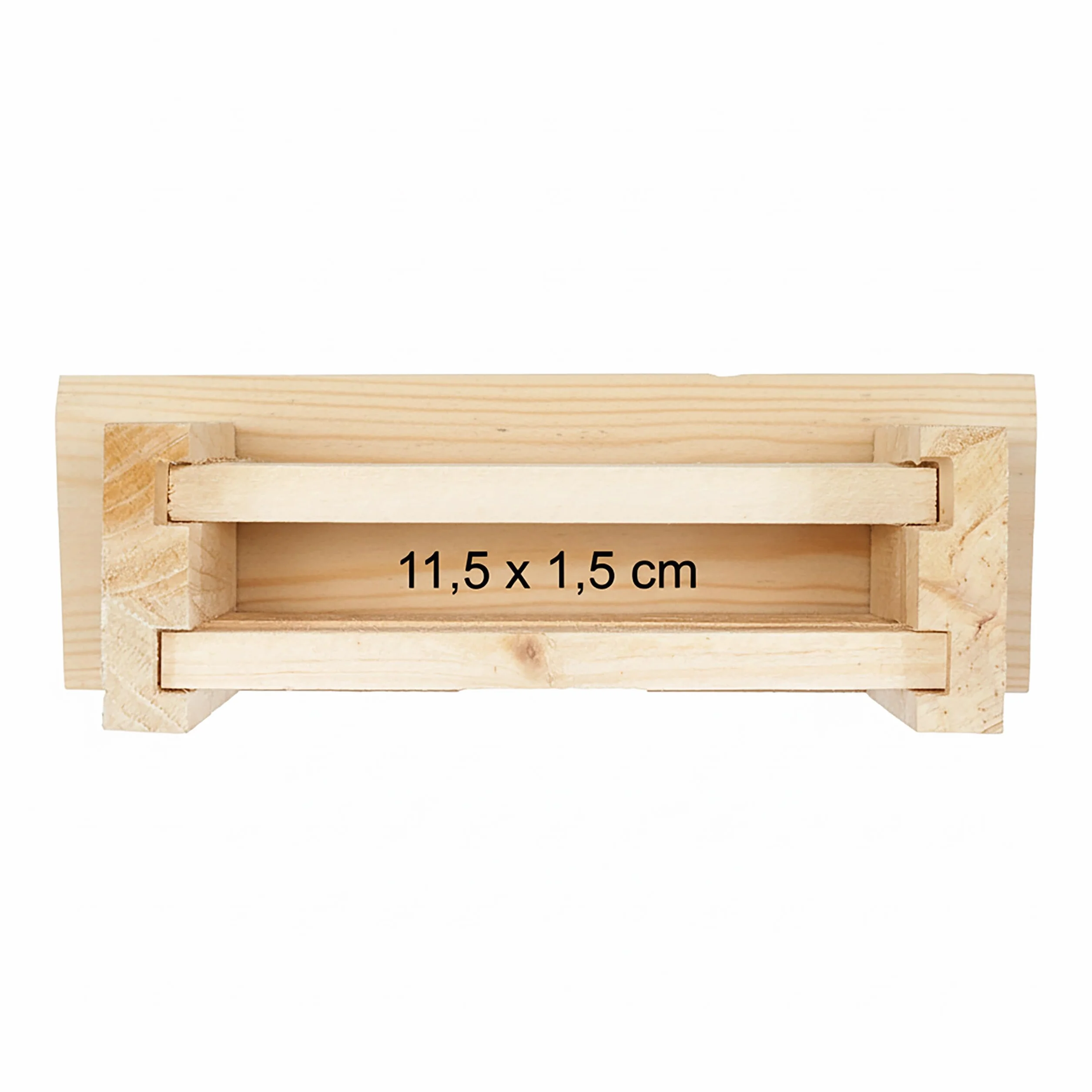 Relaxdays Caja para murciélagos, Set de 2 en Madera Natural, Refugio sin Tratar, HBT: 25 x 18 x 6 cm