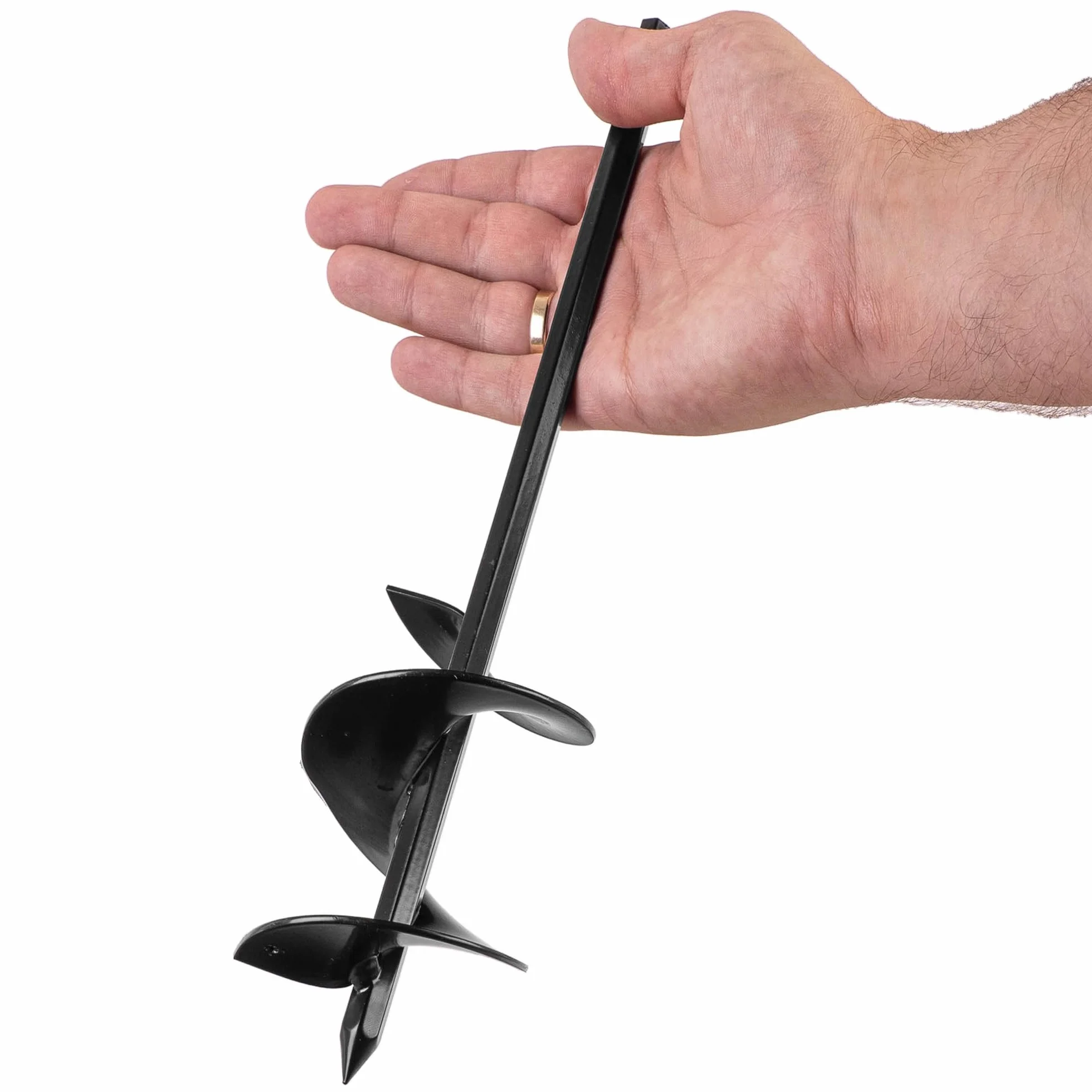 KADAX Broca de tierra 60 mm para taladro inalámbrico, taladro de jardín espiral