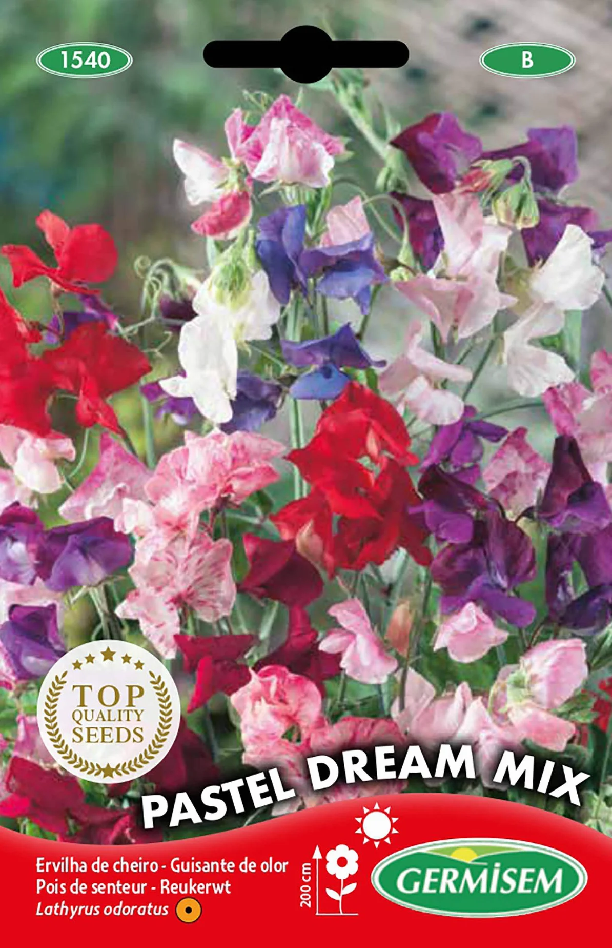 Germisem Pastel Dream Mix Semillas de Guisantes Dulces 1.5 g