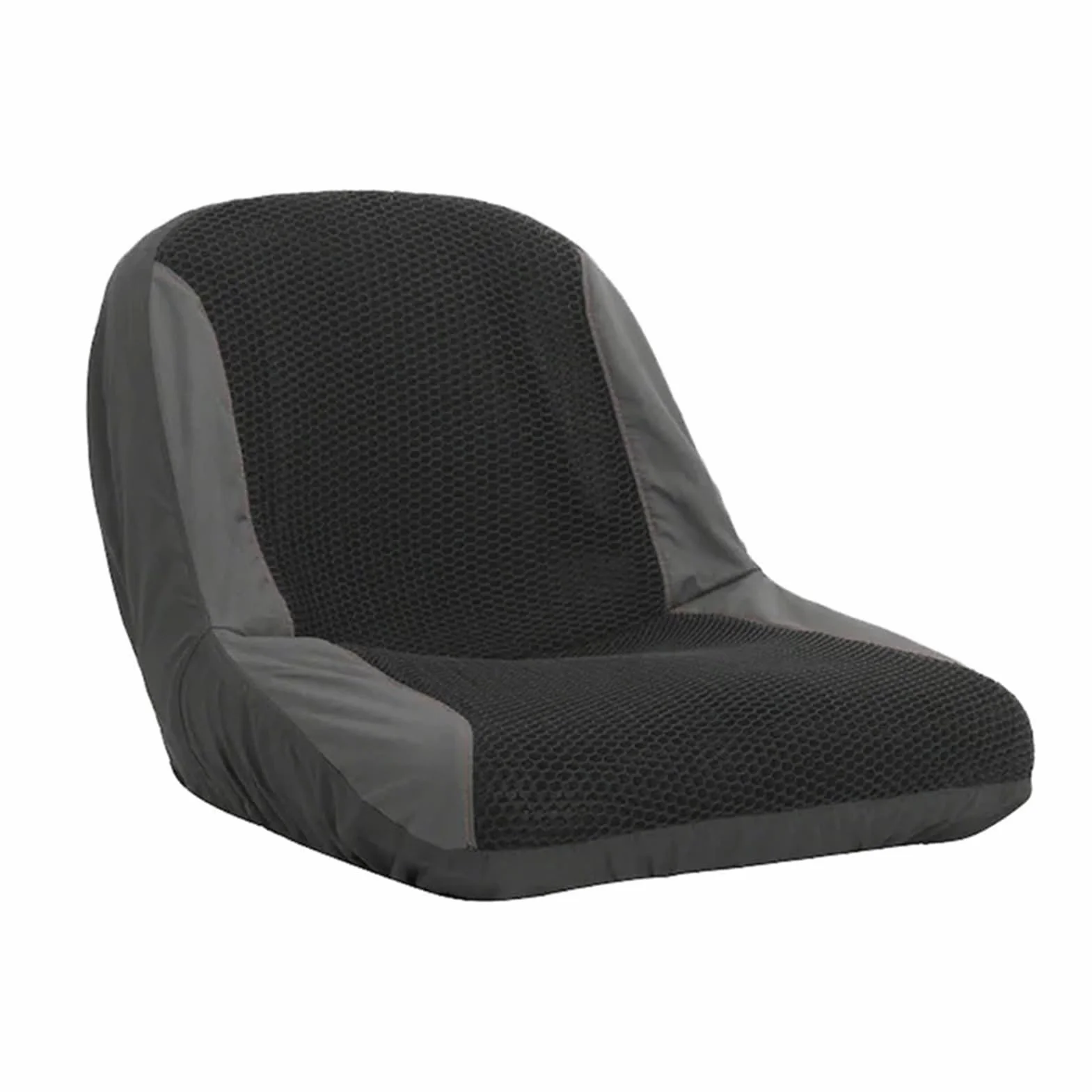 Funda impermeable para cortacésped, Funda for asiento de cortacésped, tela Oxford 600D, bolsillos acolchados, color negro