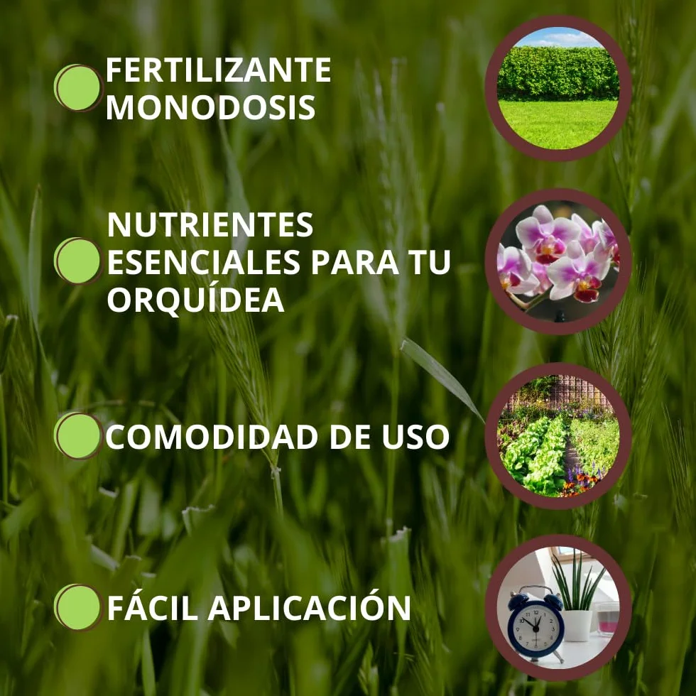 VITHAL Fertilizante Gota A Gota Orquídeas 32ml Monodosis 6 Unidades