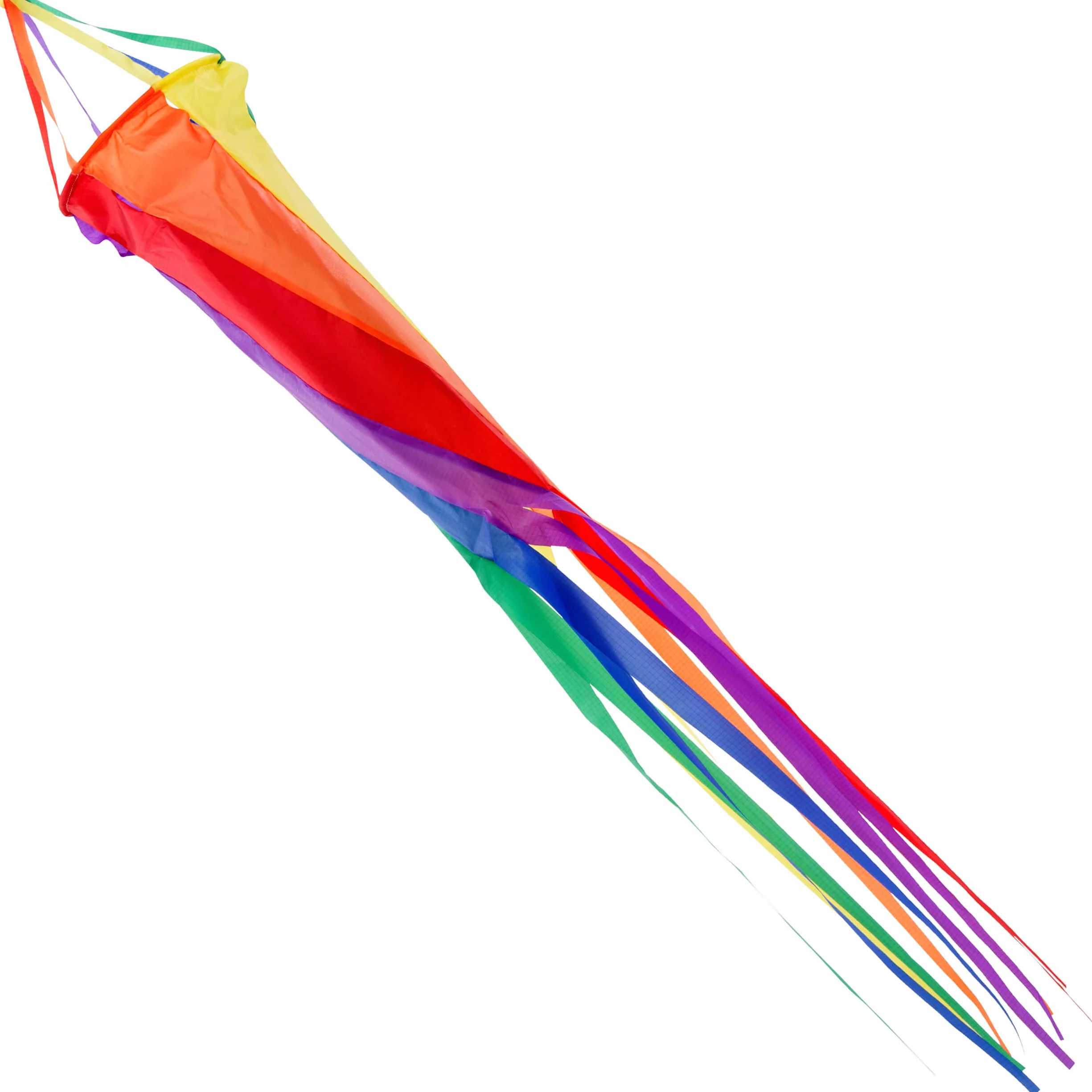 Wolkenstürmer® Carillón de viento arco iris resistente a los rayos UV para jardín 120 cm aluminio