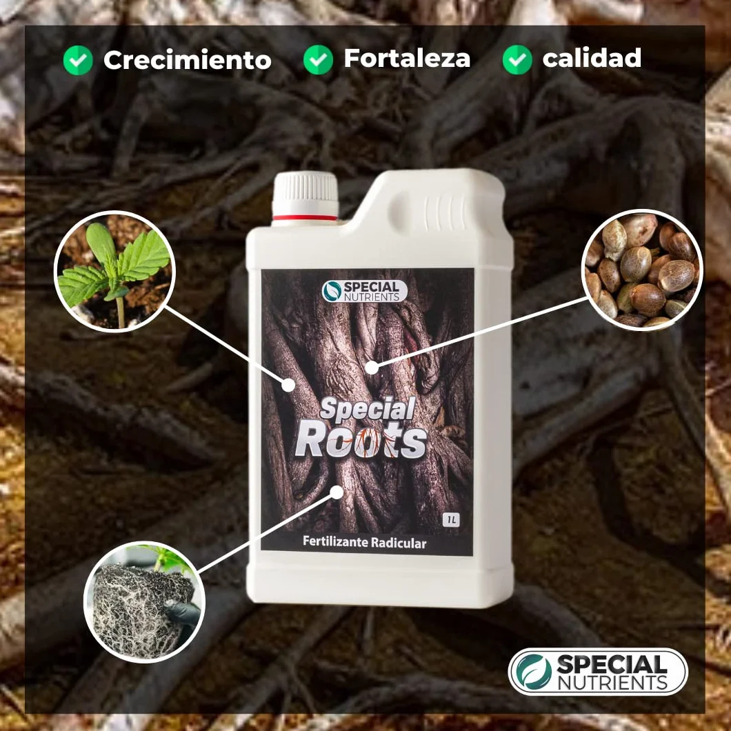 EUROGROW Fertilizante de Raíces Orgánico Abono Radicular 1L