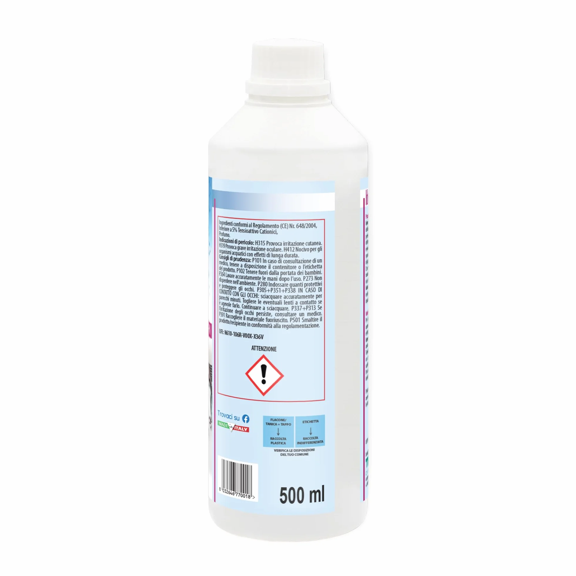 Idronet Metacril Limpiador Universal Bañeras Hidromasaje Spa No Espumante 500 ML