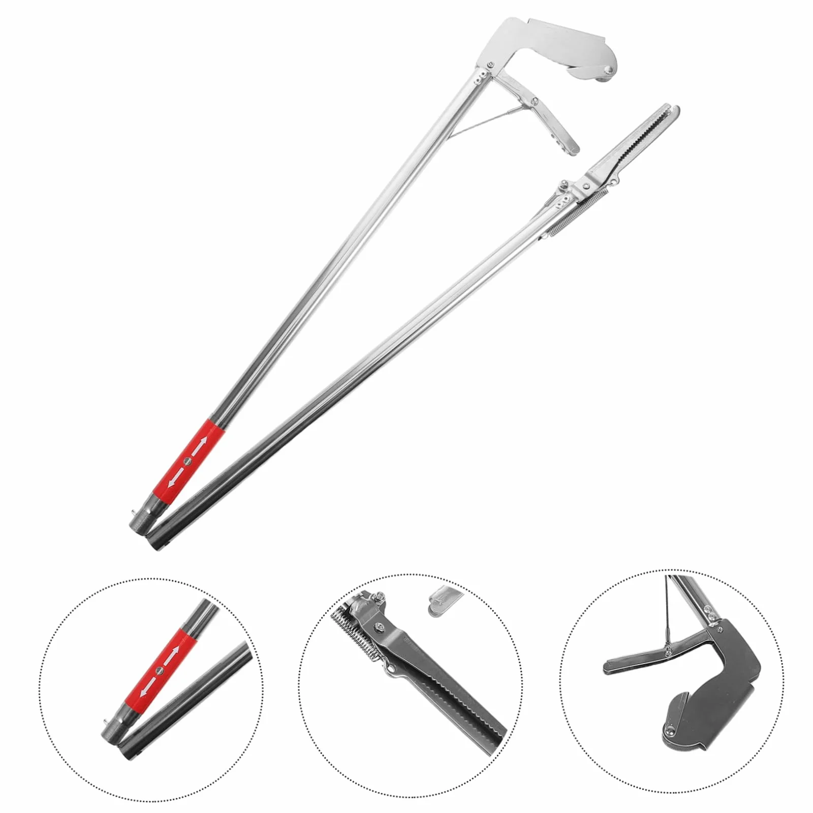 CLISPEED Pinza Extensible Acero Inoxidable para Atrapar Serpientes