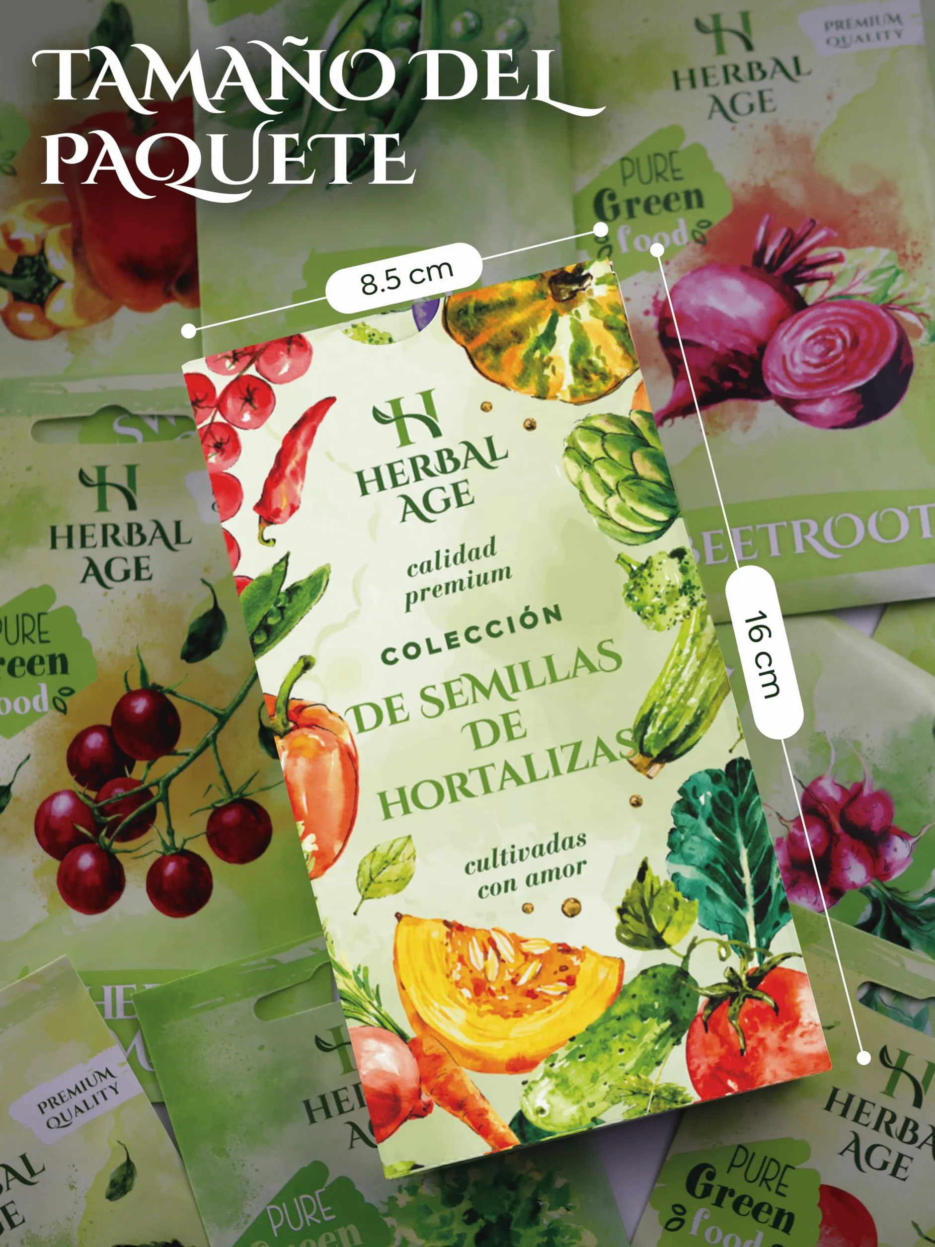 Kit Semillas Huerto Urbano 12 Vegetales Ecológicas Tomate Pepino Lechuga Tomates Cherry Pack Regalo Original
