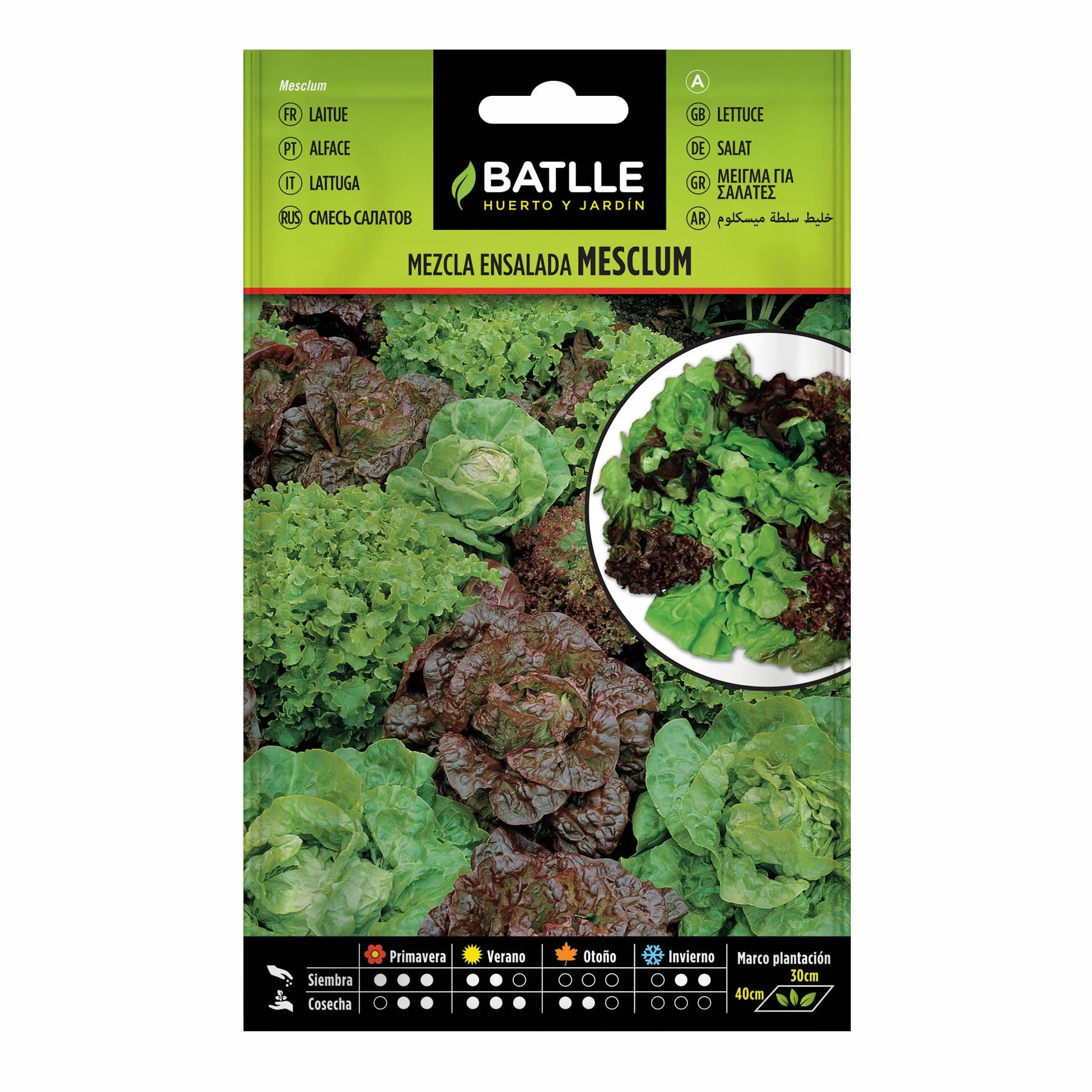 Semillas Batlle Mezcla de Ensaladas MESCLUM