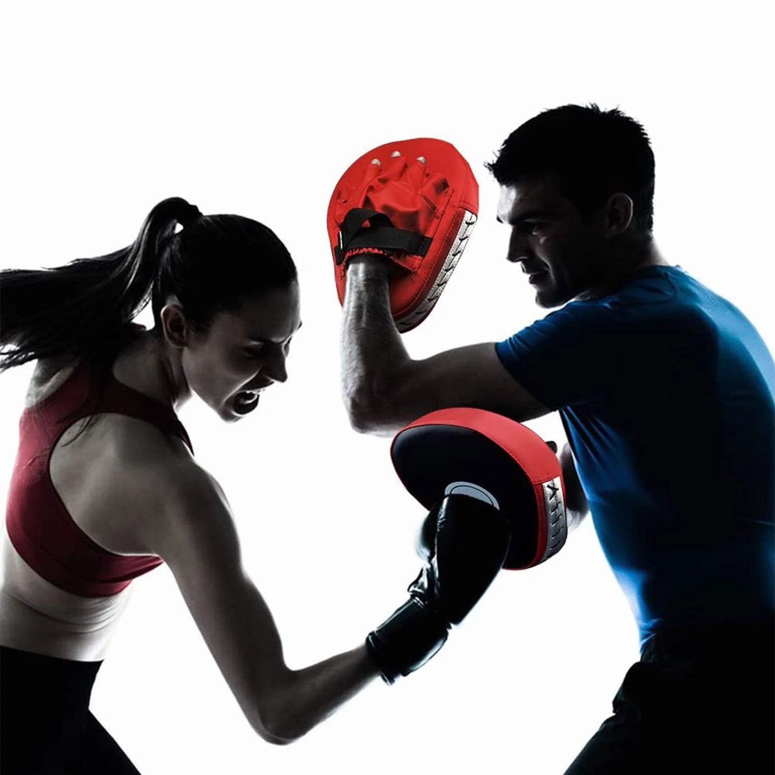 Regerly Almohadilla de Entrenamiento de Boxeo 1 Par Paos de Boxeo Kick Boxing MMA